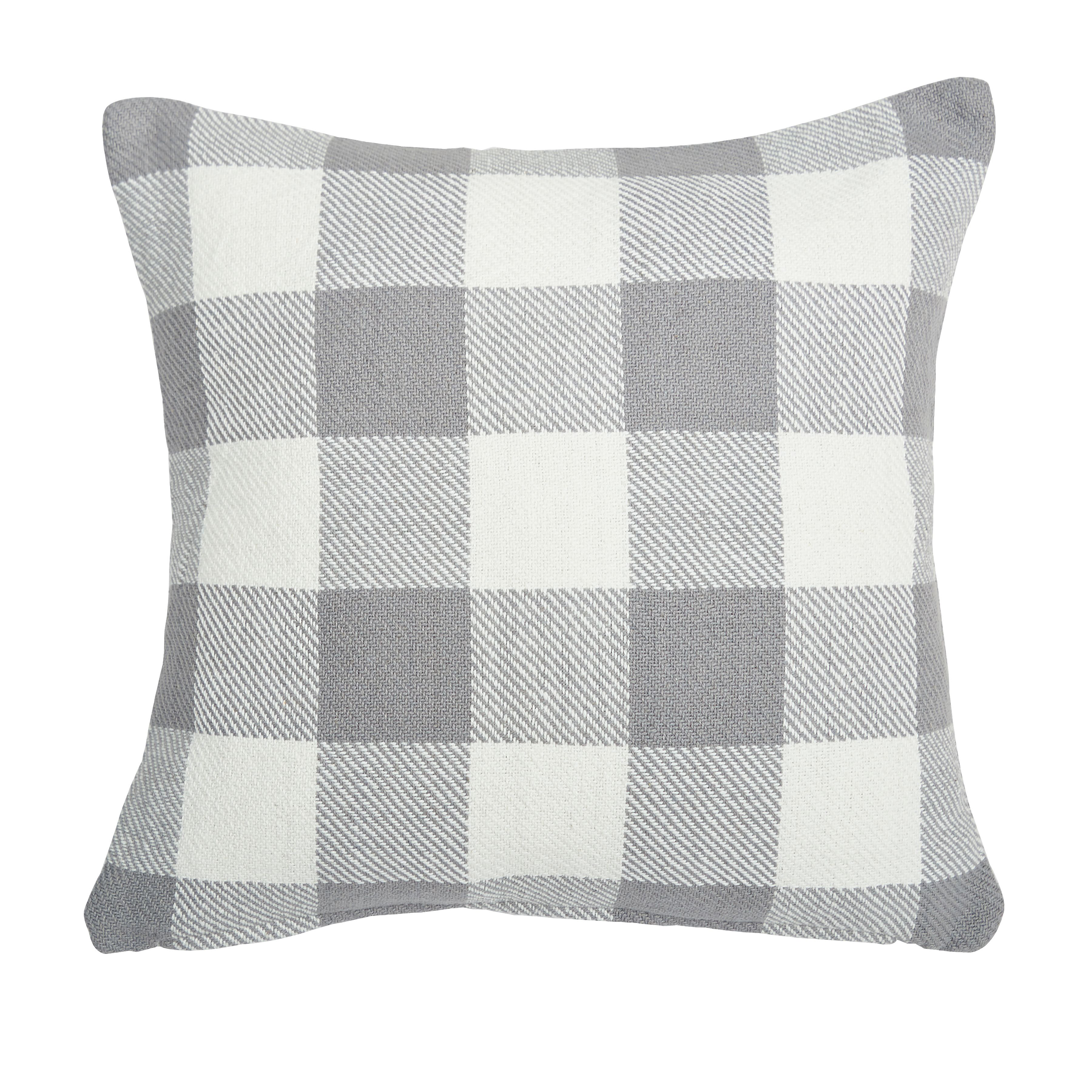 Image of C&ampF Home Franklin Buffalo Check Throw Pillow - Franklin Slate