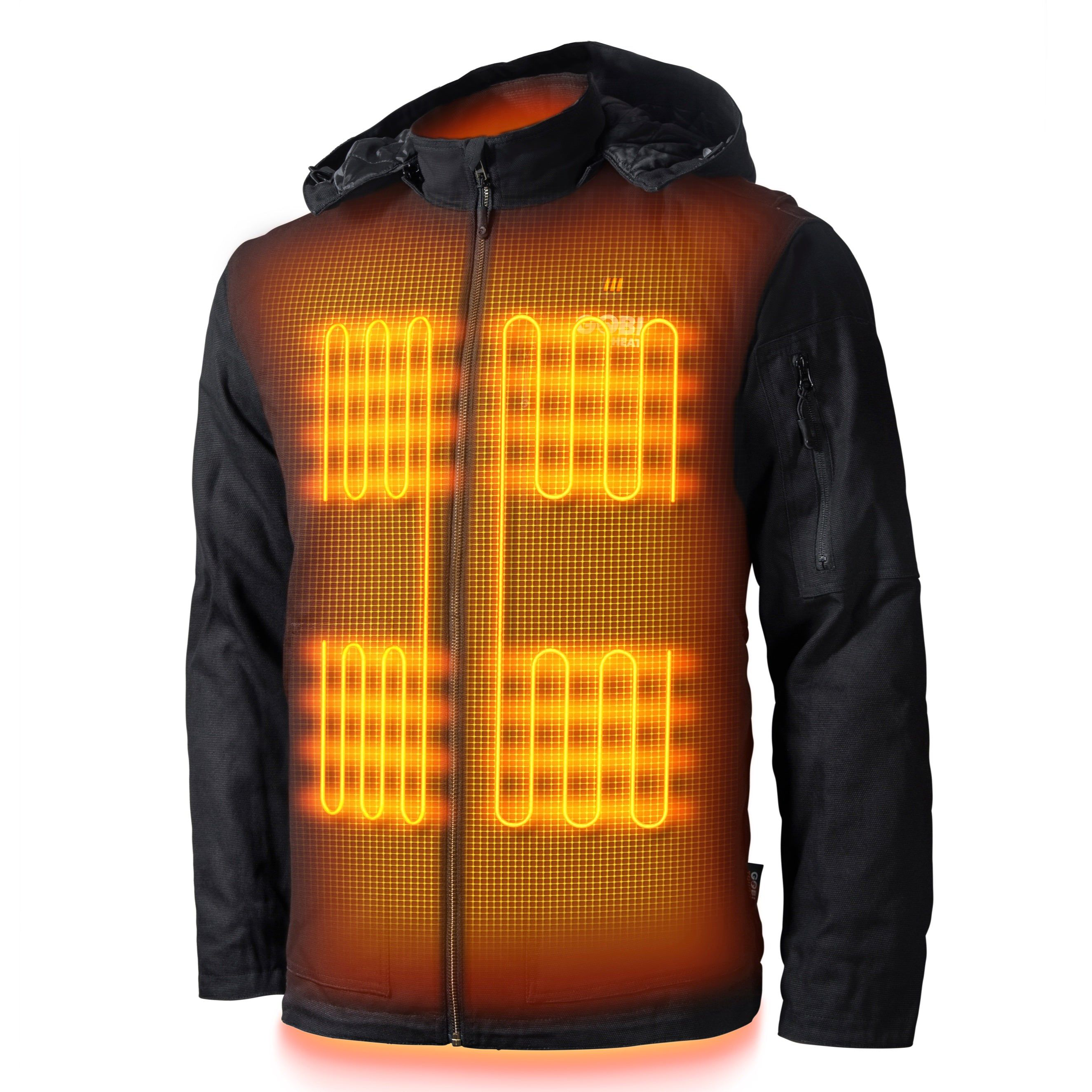Gobi Heat Gobi Heat Grit Heated Workwear Jacket for Men - Onyx - $239.00 at Cabela's Program