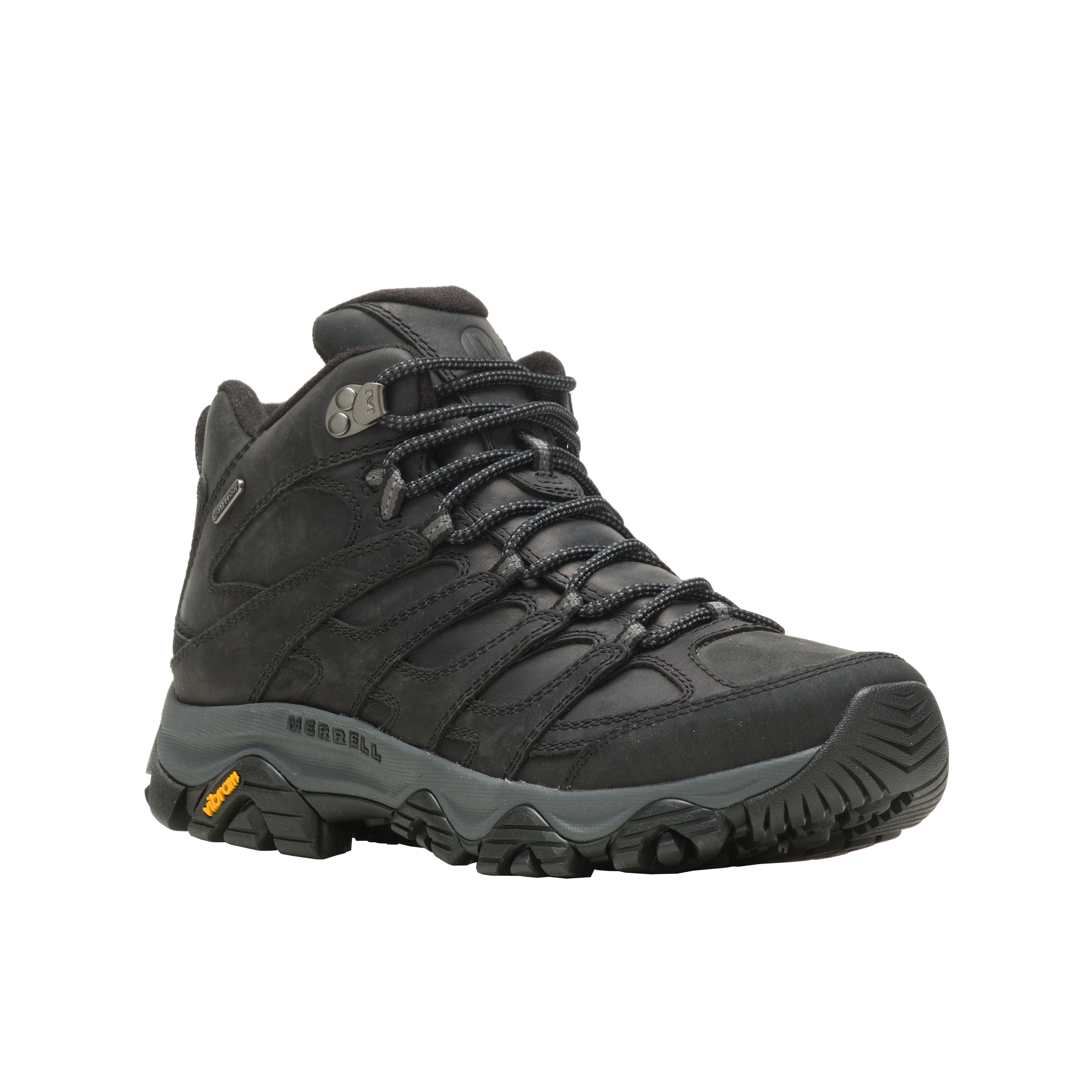 Image of Merrell Moab 3 Prime Waterproof Hiking Boots for Men - Black - 7W