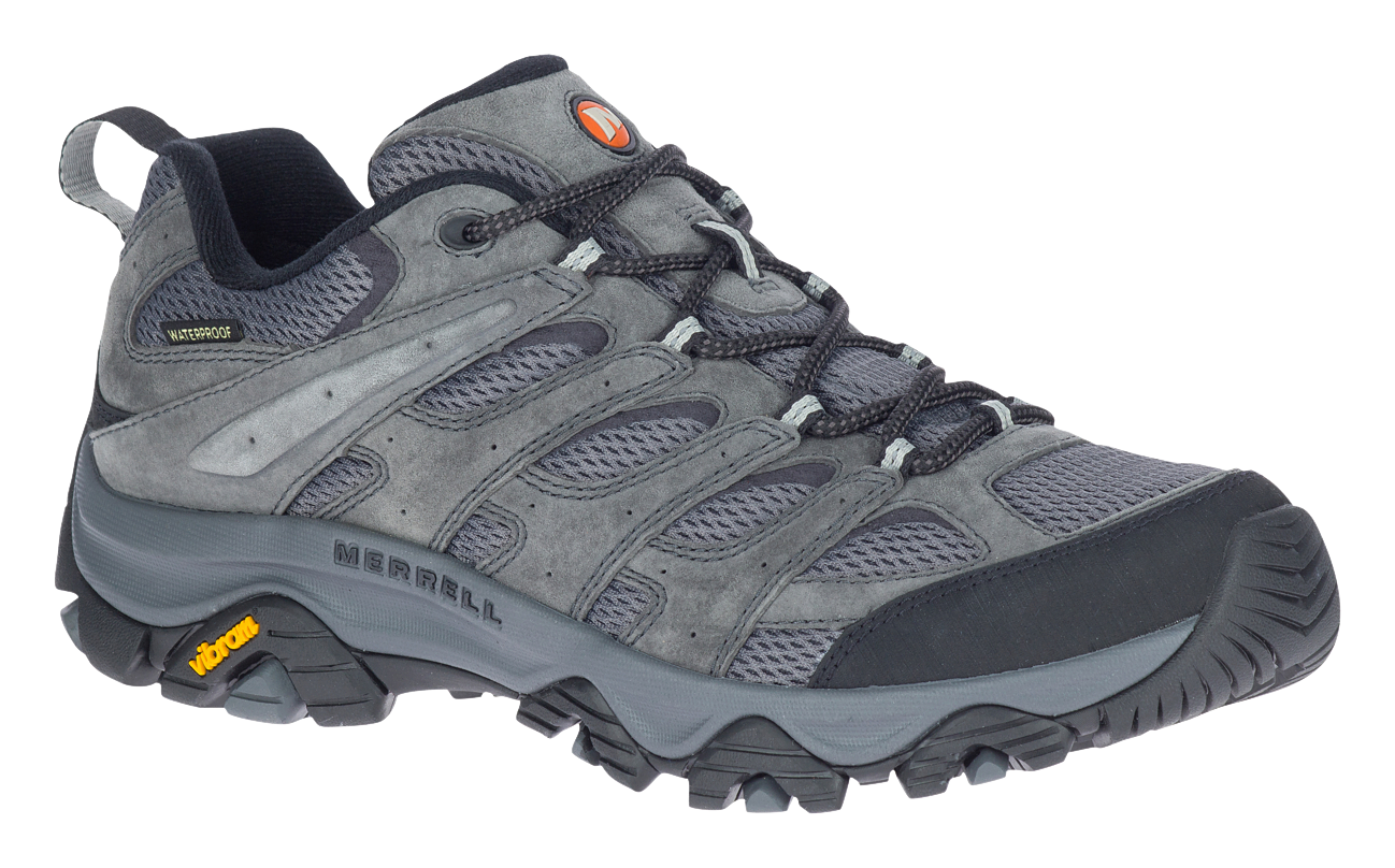 Image of Merrell Moab 3 Low-Top Hiking Shoes for Men - Granite - 7M