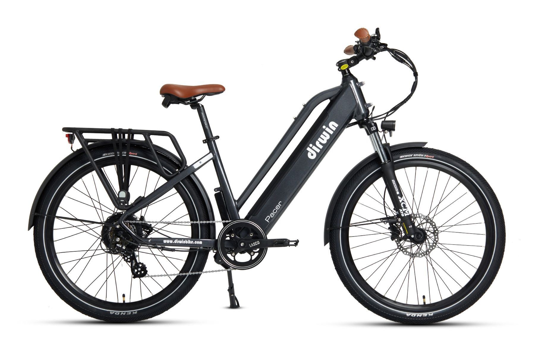 Dirwin Pacer Commuter Electric Bike - Grey