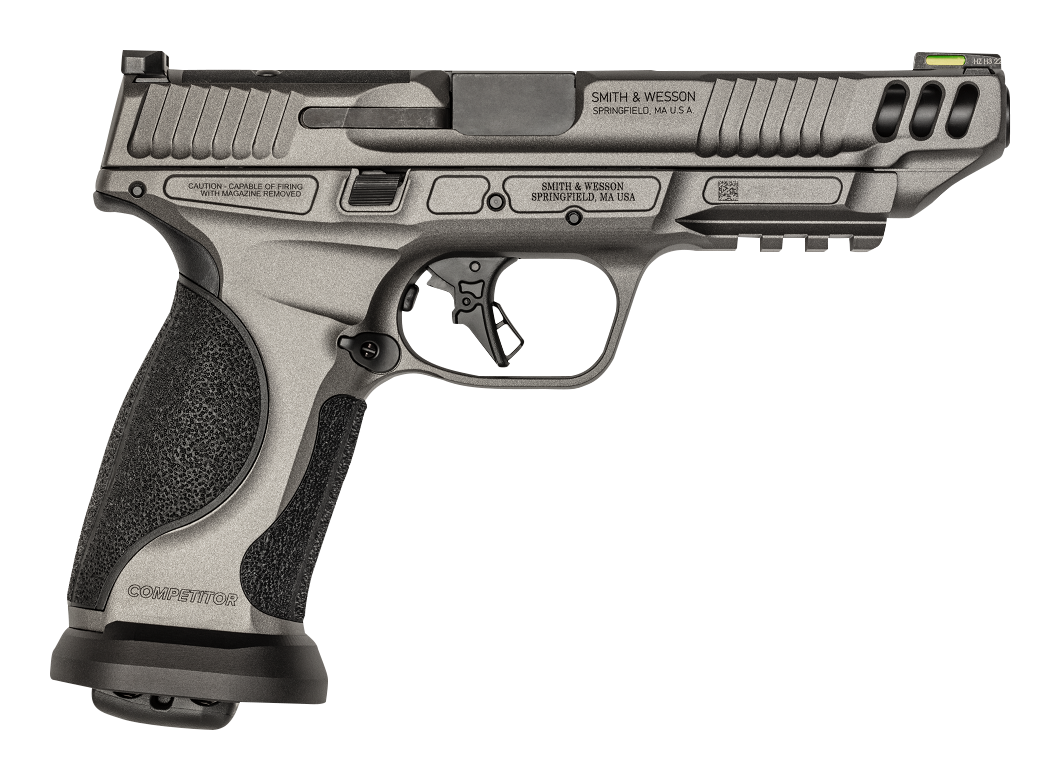 Smith &Wesson Performance Center M&ampP 2.0 Competitor Full Size Semi-Auto Handgun - Tungsten Gray - 9mm - Smith & Wesson