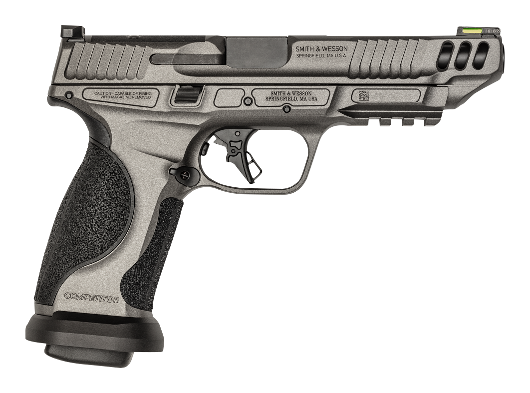 Image of Smith &Wesson Performance Center M&ampP 2.0 Competitor Full Size Semi-Auto Handgun - Tungsten Gray - 9mm