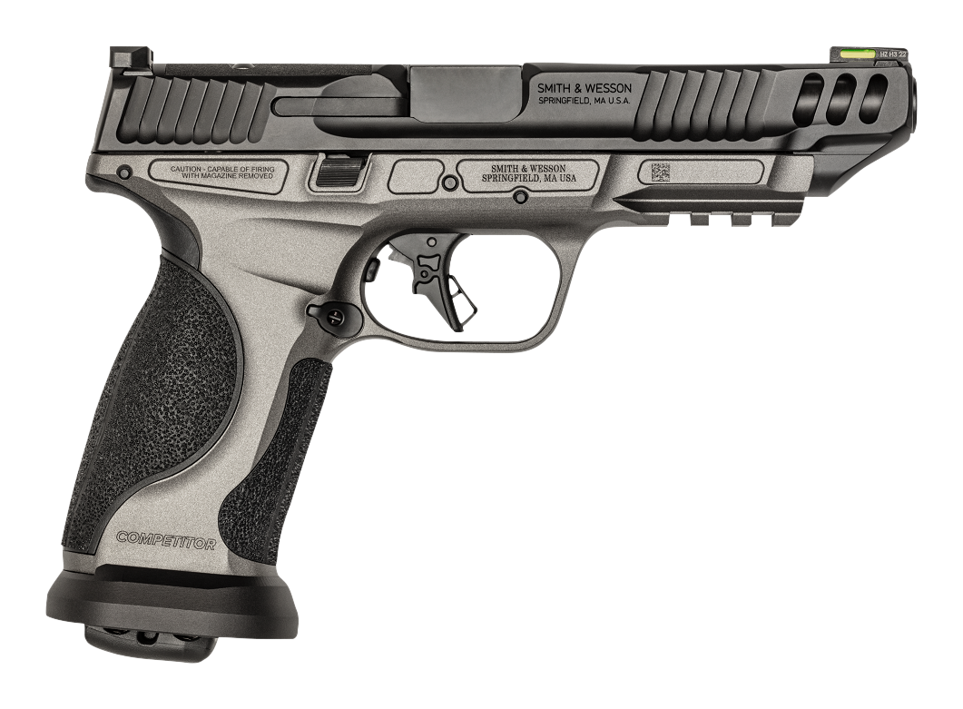 Image of Smith &Wesson Performance Center M&ampP 2.0 Competitor Full Size Semi-Auto Handgun - Tungsten Gray/Black - 9mm