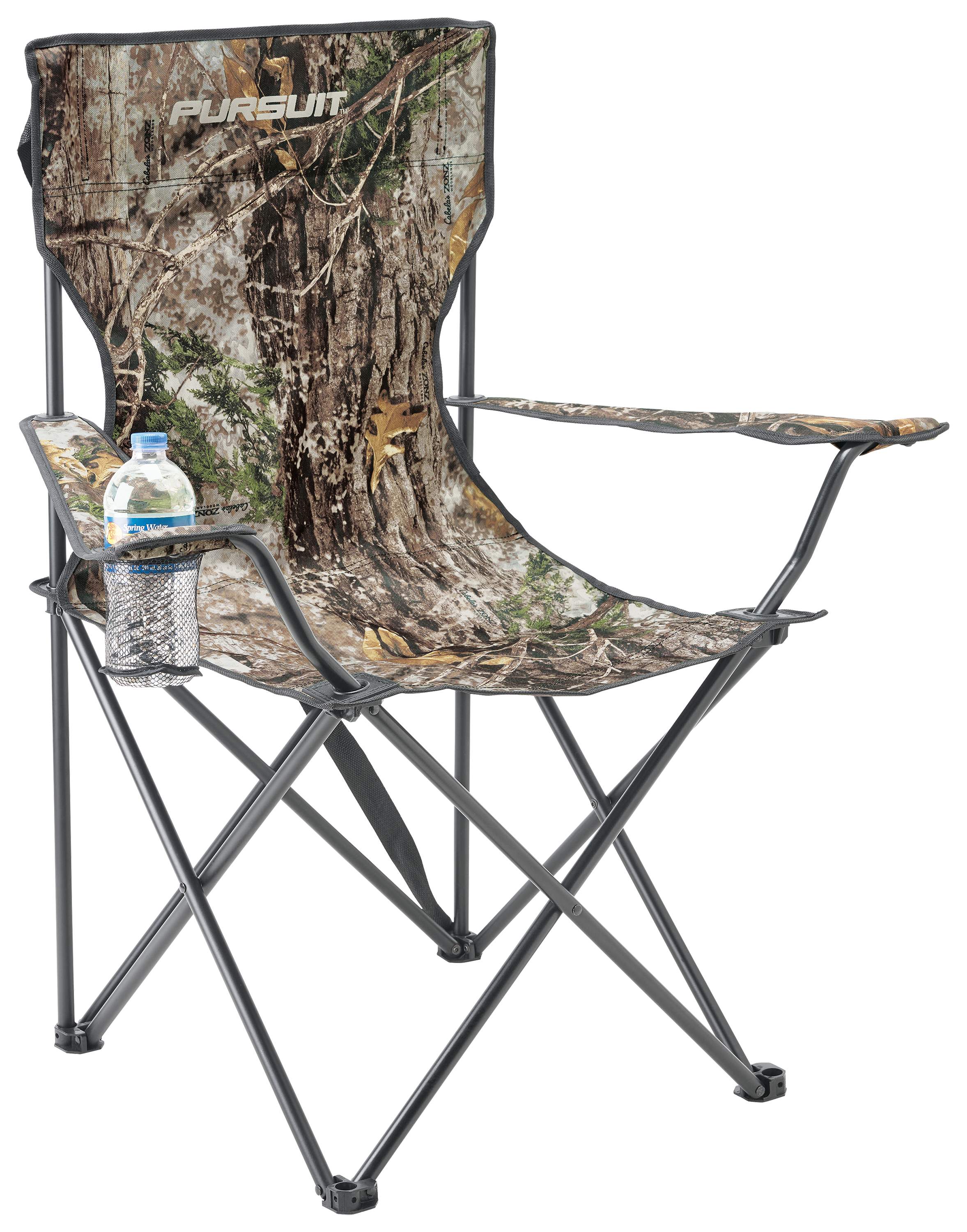 Pursuit Camo Hunting Collapsible Armchair with Carry Bag - Pursuit