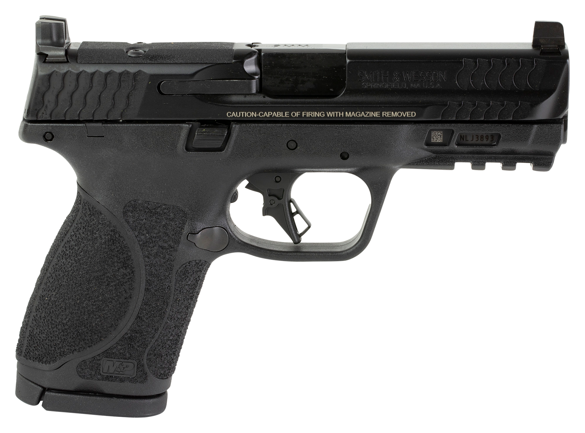 Smith Wesson MampP9 M20 Compact OpticsReady SemiAuto Pistol without Thumb Safety