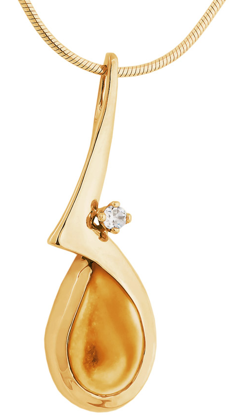 Frontier Collection Elk Ivory 10-Kt. Gold .05-ct. Diamond