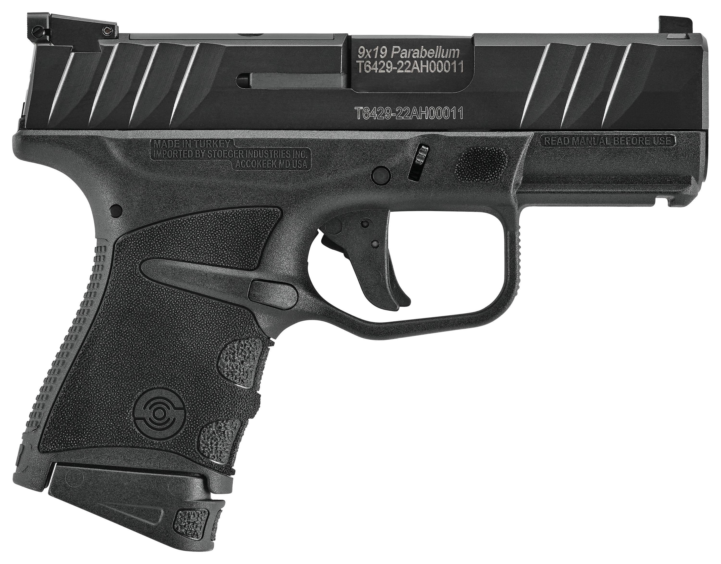 Stoeger STR9MC MicroCompact OpticReady SemiAuto Pistol with Tritium Night Sights