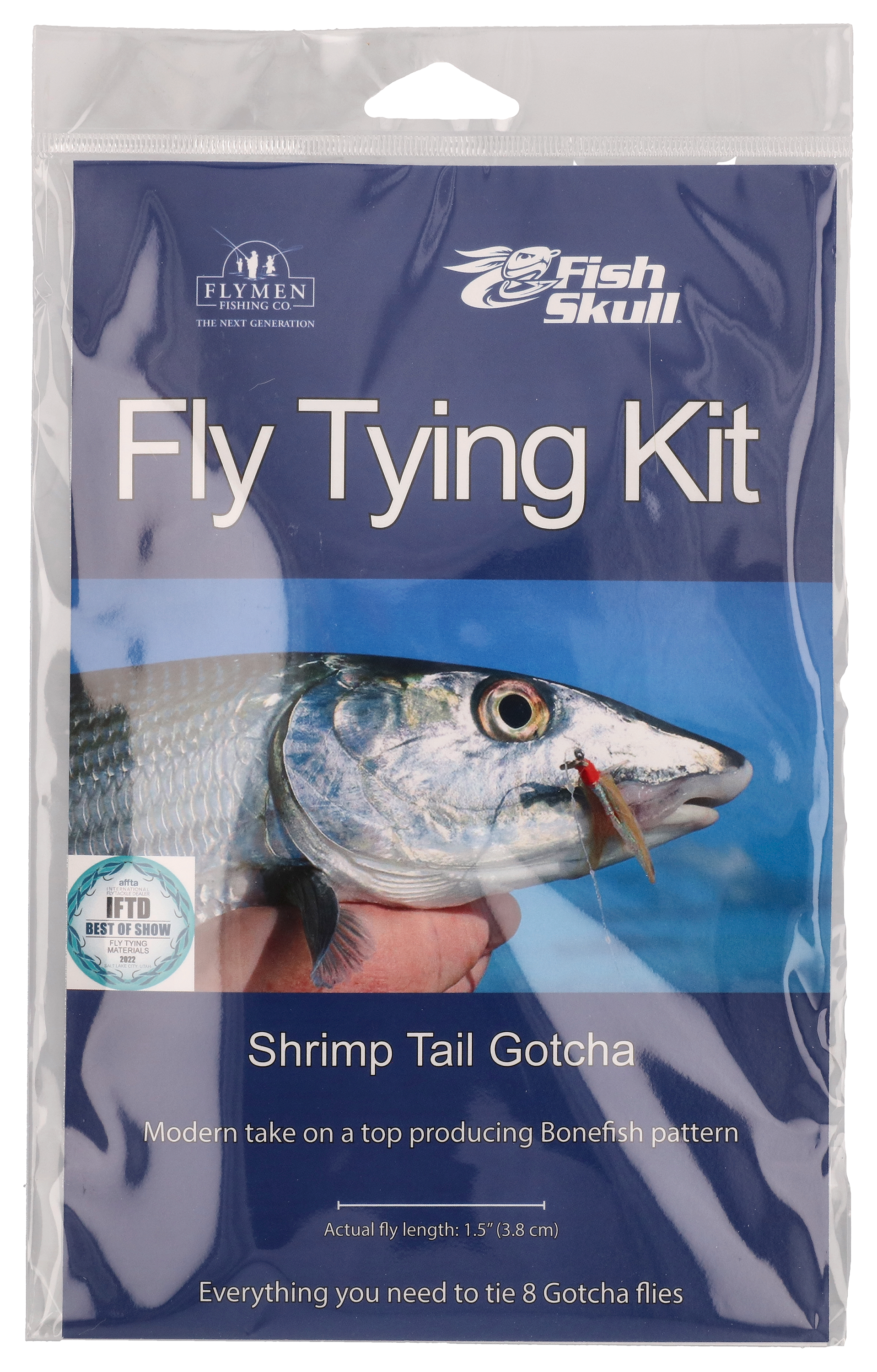 Image of Flymen Fishing Company Shrimp Tail Gotcha Fly-Tying Kit″