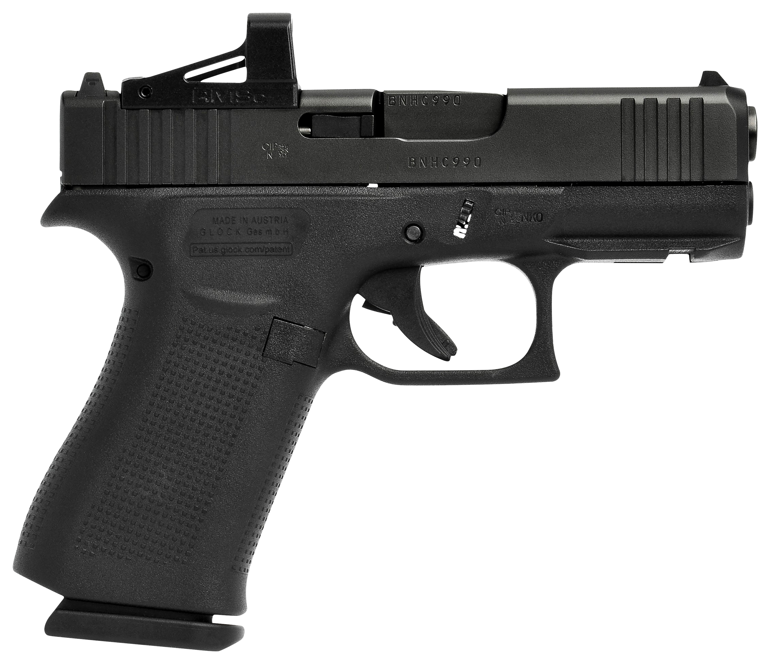 Glock 43X MOS SemiAuto Pistol with Shield RMSc