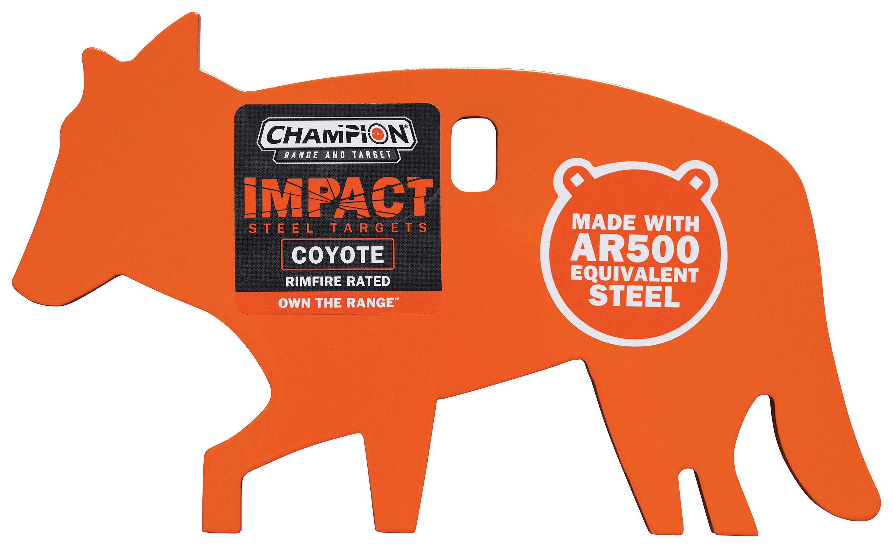 Image of Champion Target Impact 1/4' Steel Hanging Coyote Target