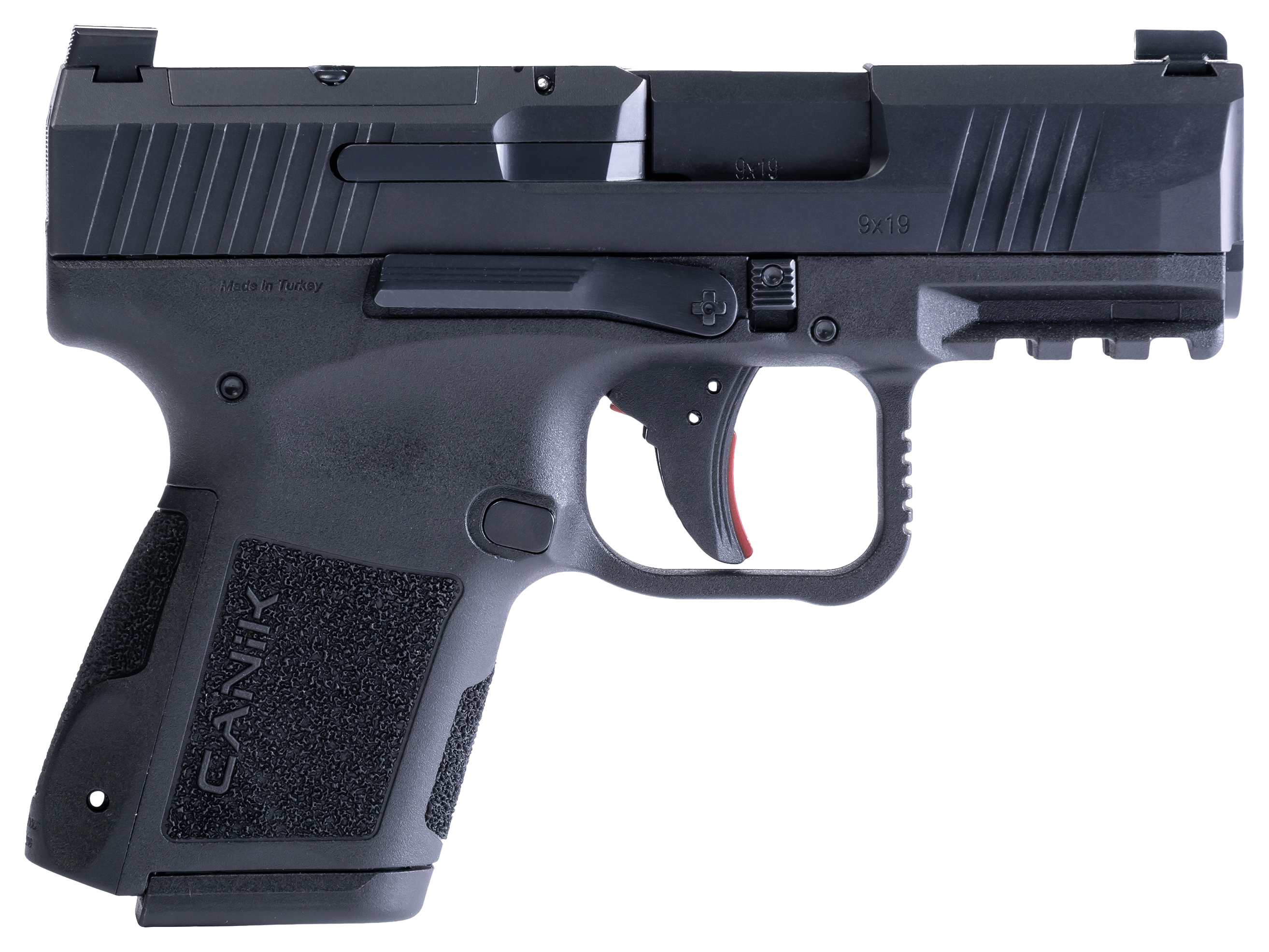 CANiK Mete MC9 SemiAuto Pistol  Ambidextrous  Cerakote over Nitride  Black  15  1