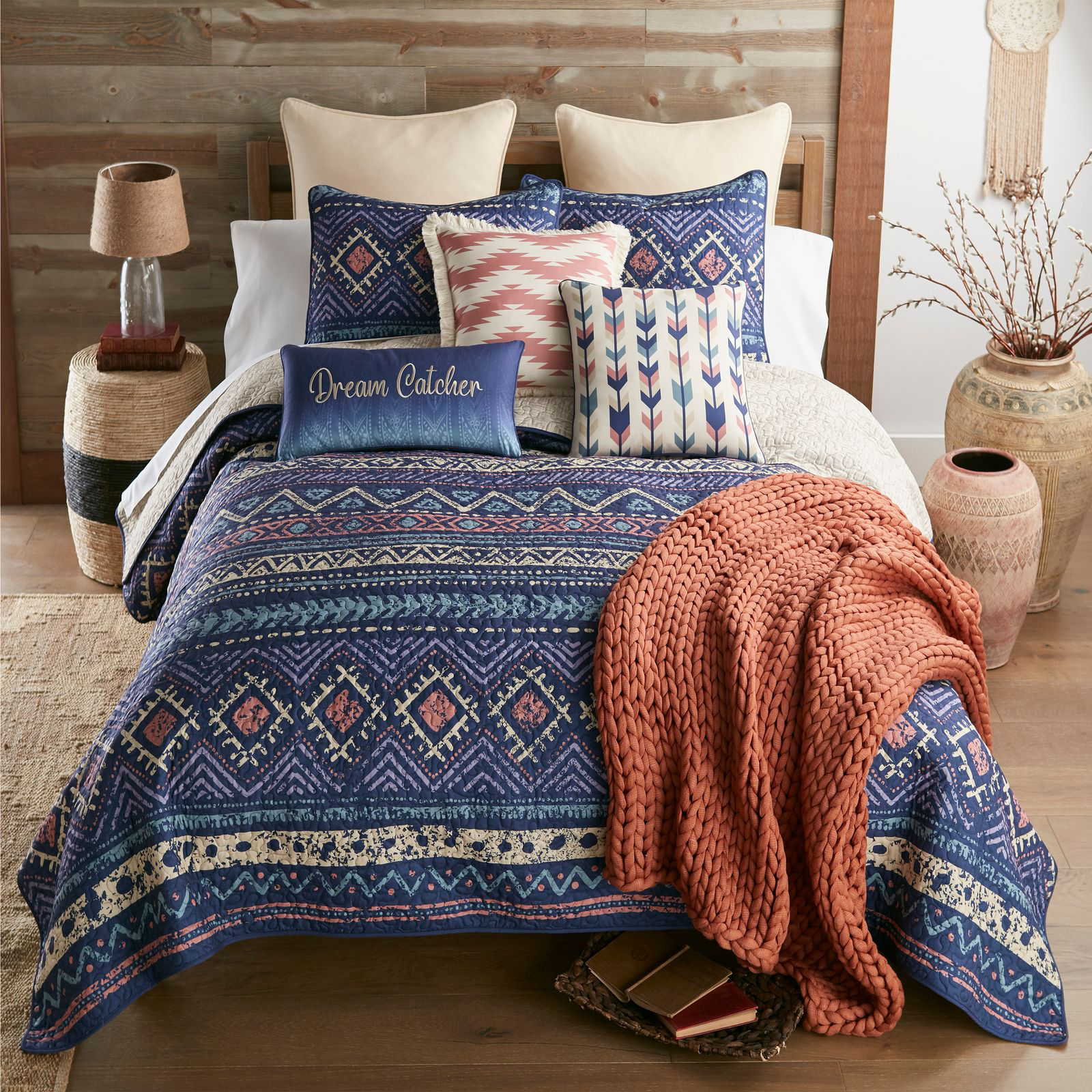 Donna Sharp Desert Verbena Bedding Collection Quilt Set - King - Navajo