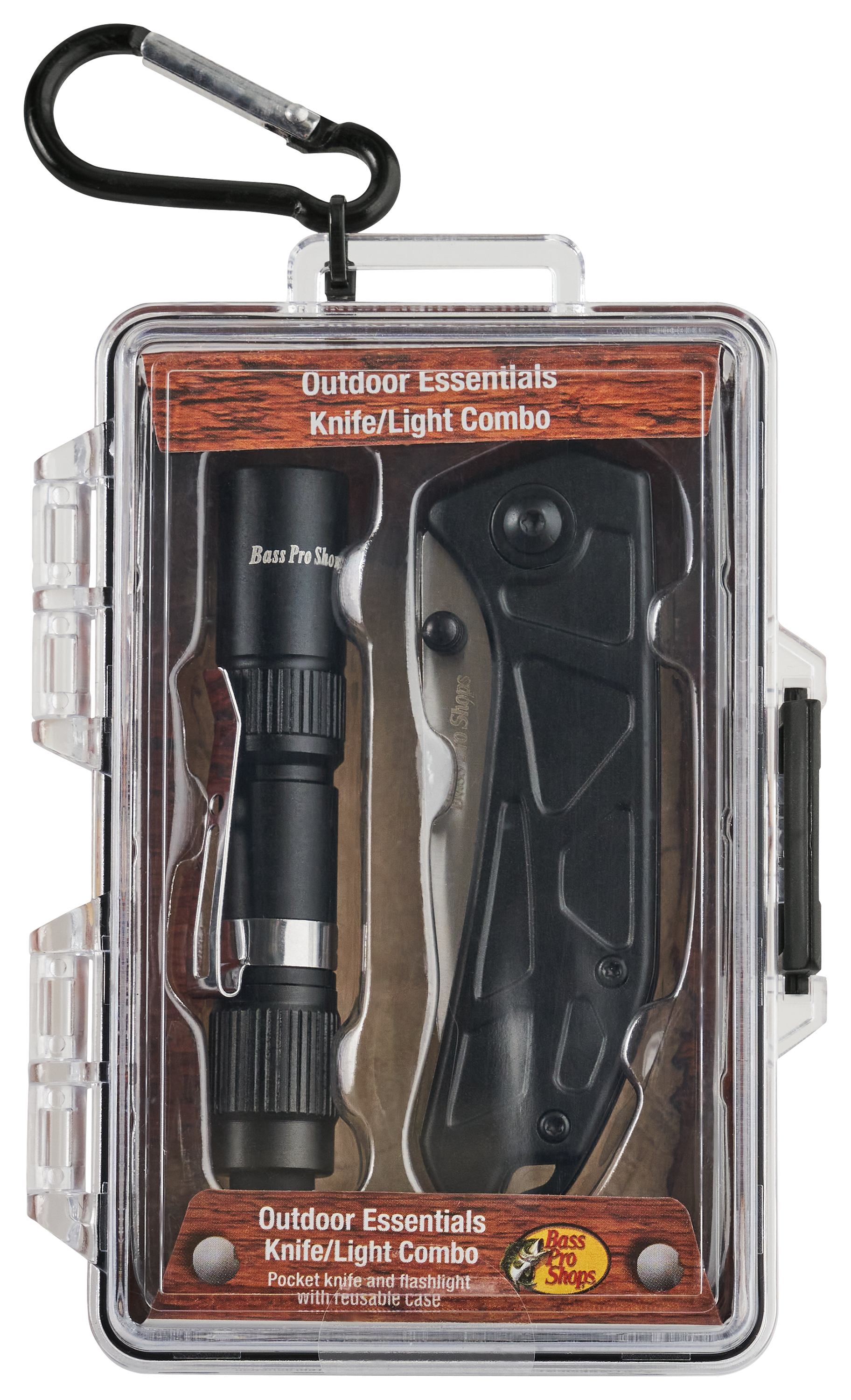 Bass Pro Shops Knife and Light Combo with Case - Grey - Bass Pro Shops