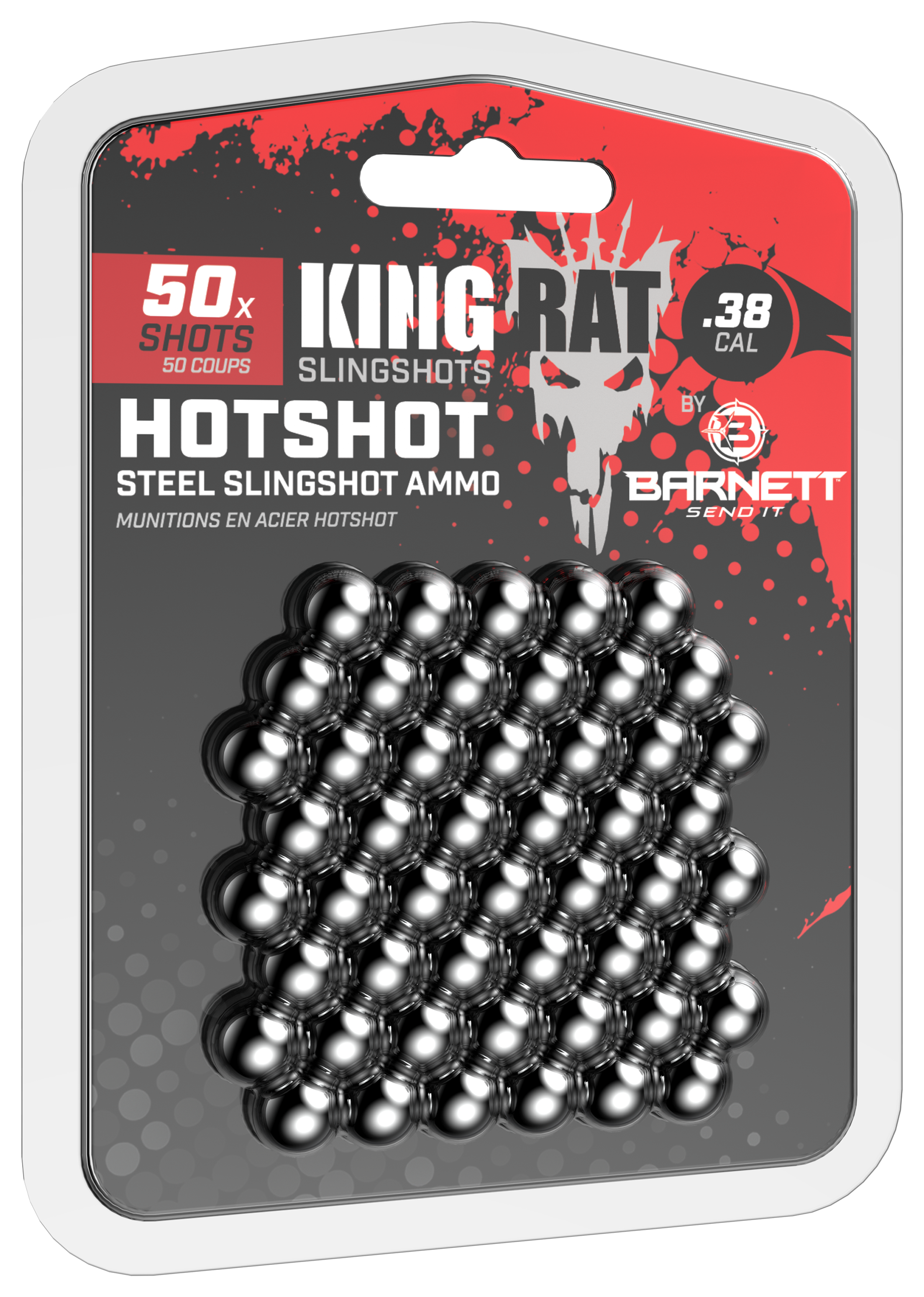 Barnett Hotshot Steel Slingshot Ammo - 50 - Barnett