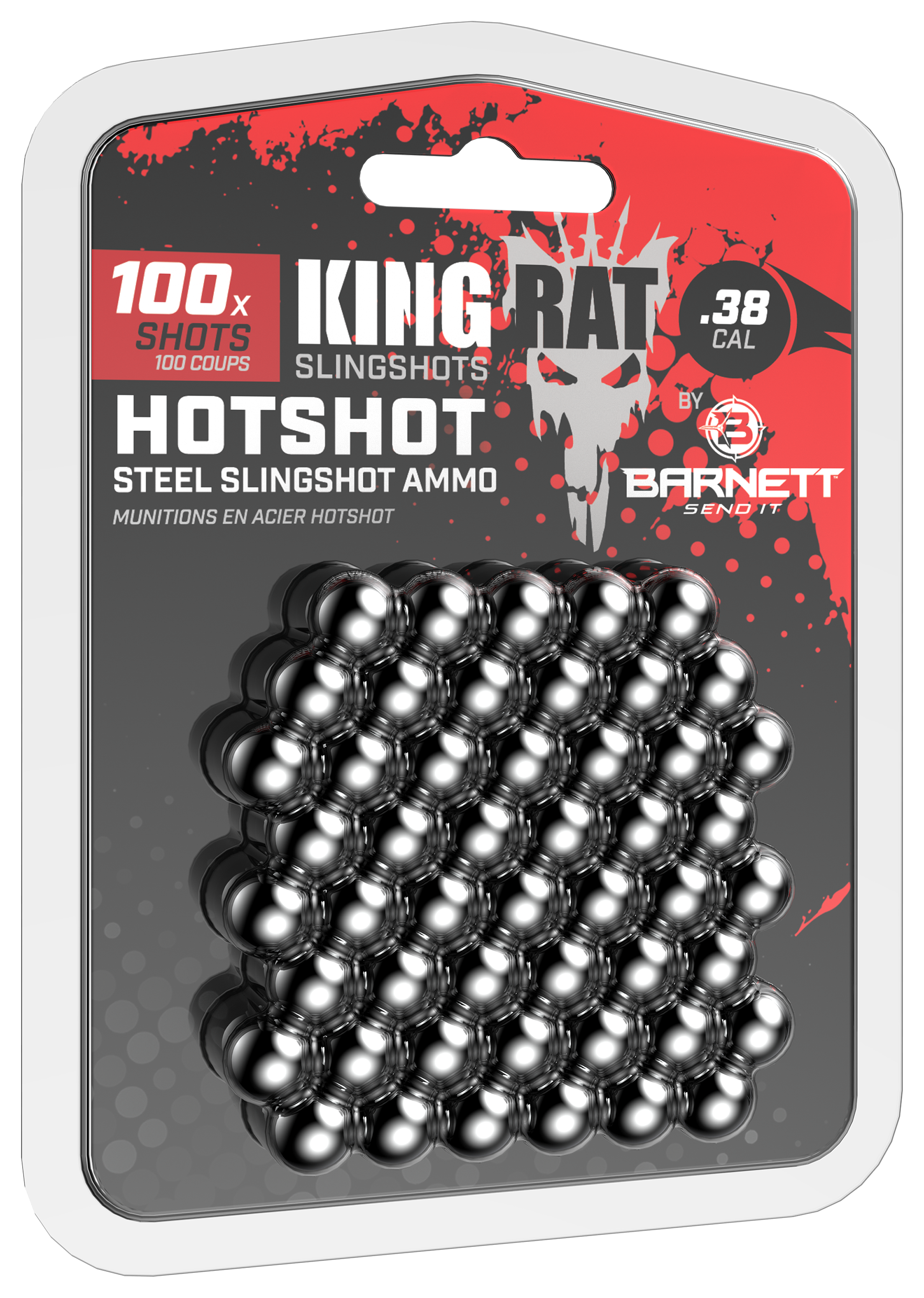 Barnett Hotshot Steel Slingshot Ammo - 100 - Barnett