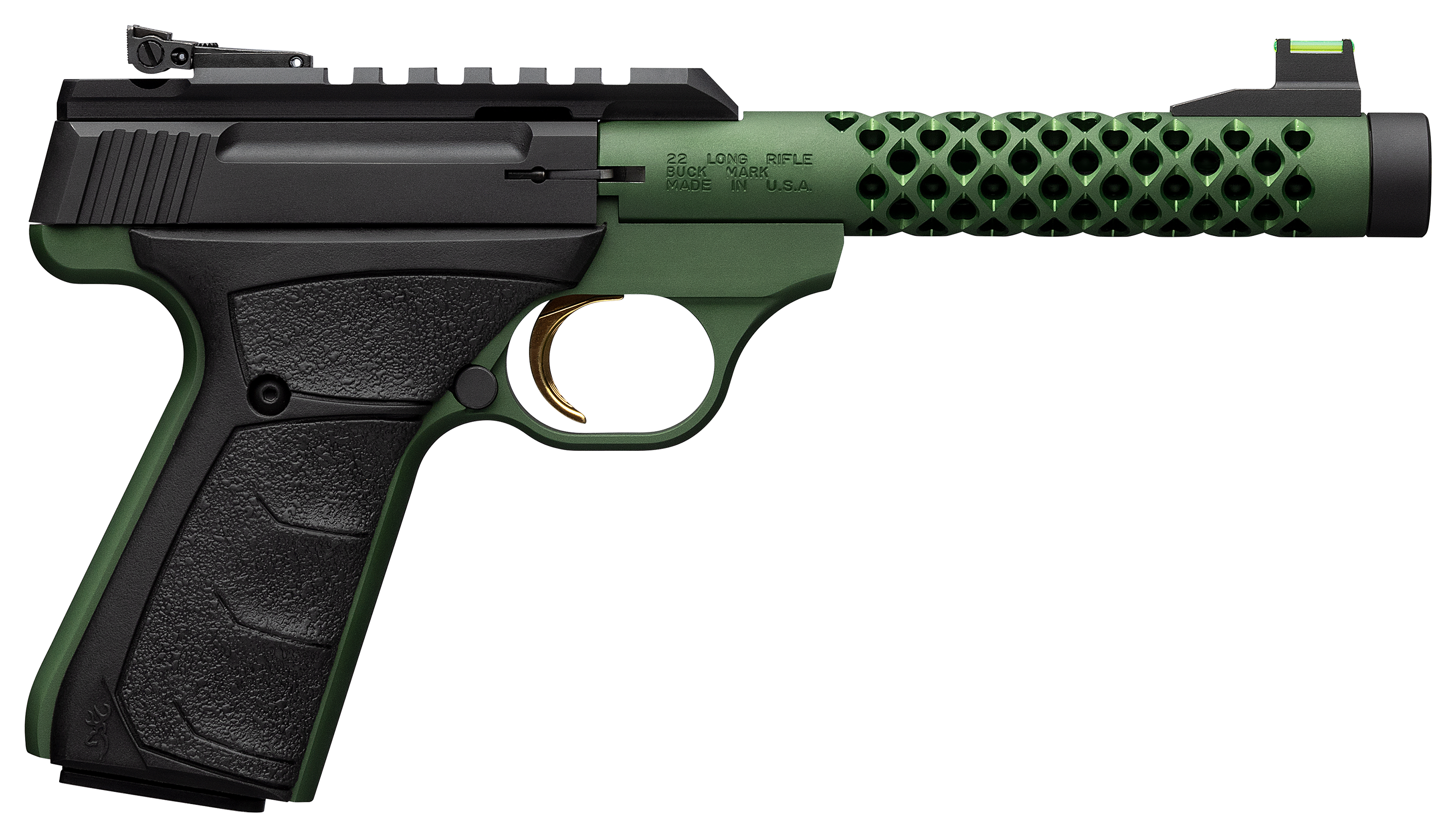 Browning Buck Mark Field Target Vision Semi-Auto Pistol in OD Green - Browning