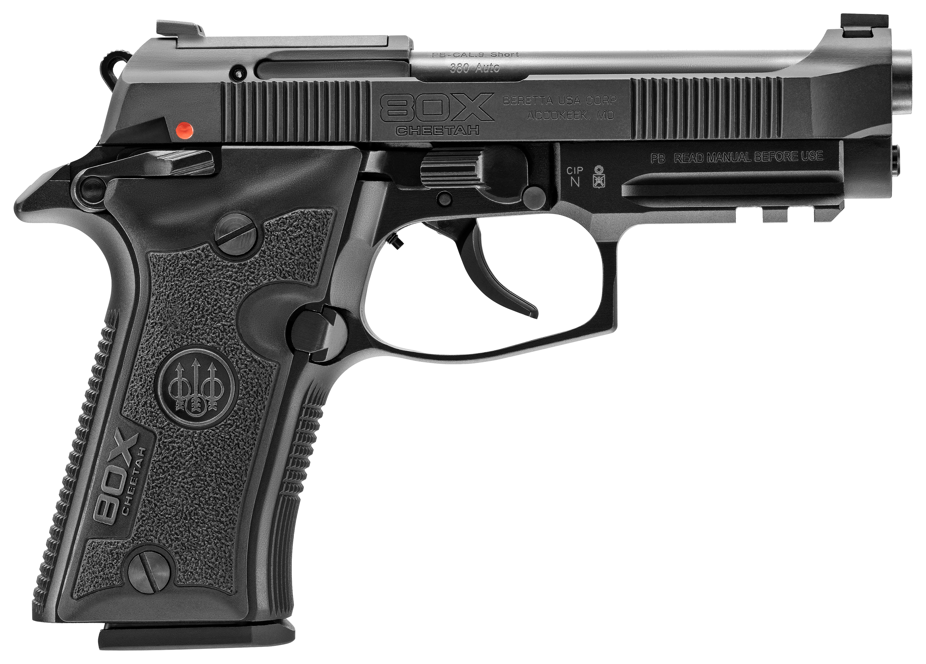 Beretta 80X Cheetah Semi-Auto Pistol - .380 Automatic Colt Pistol - Beretta