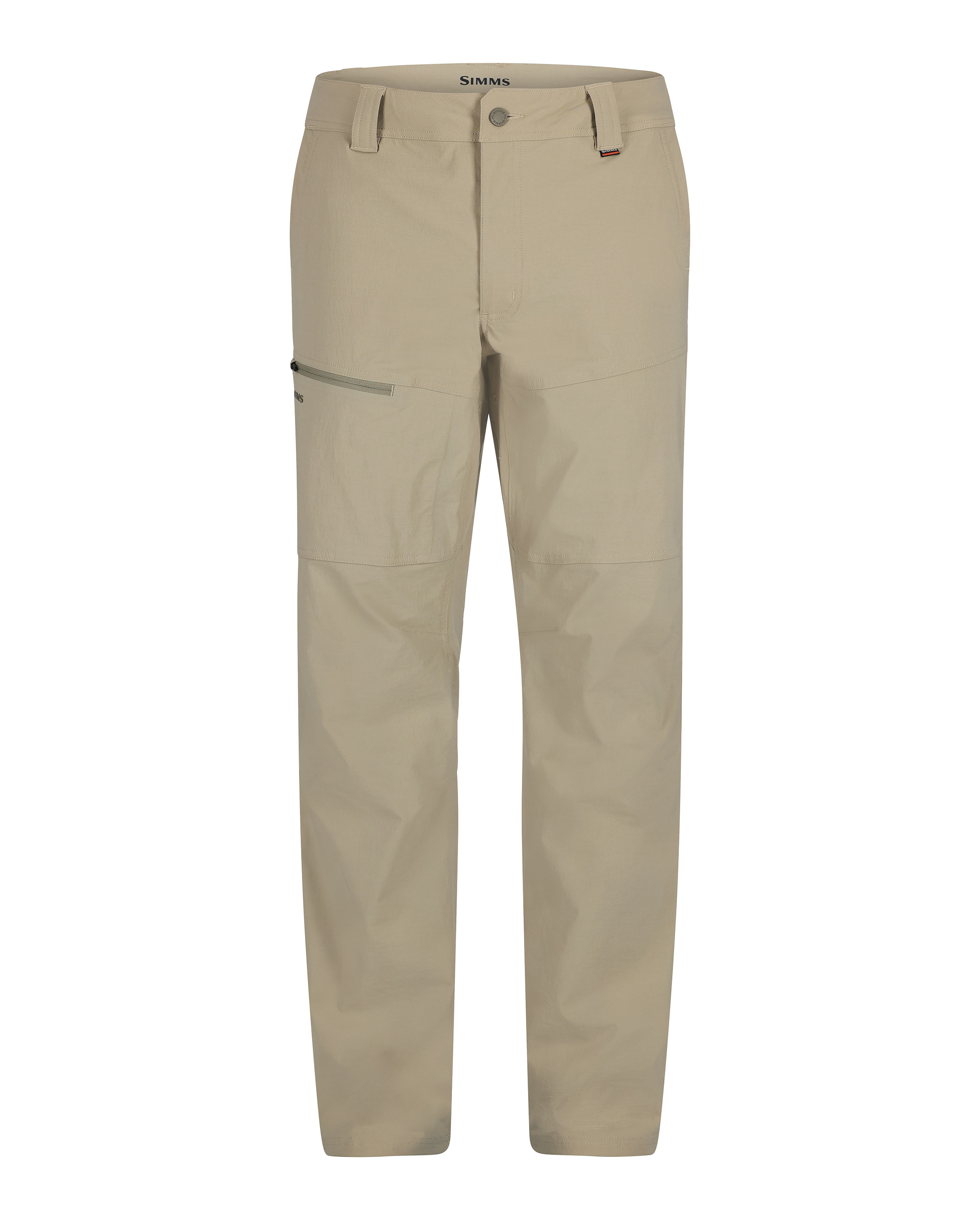 Image of Simms Guide Fishing Pants for Men - Stone - 34 - Regular