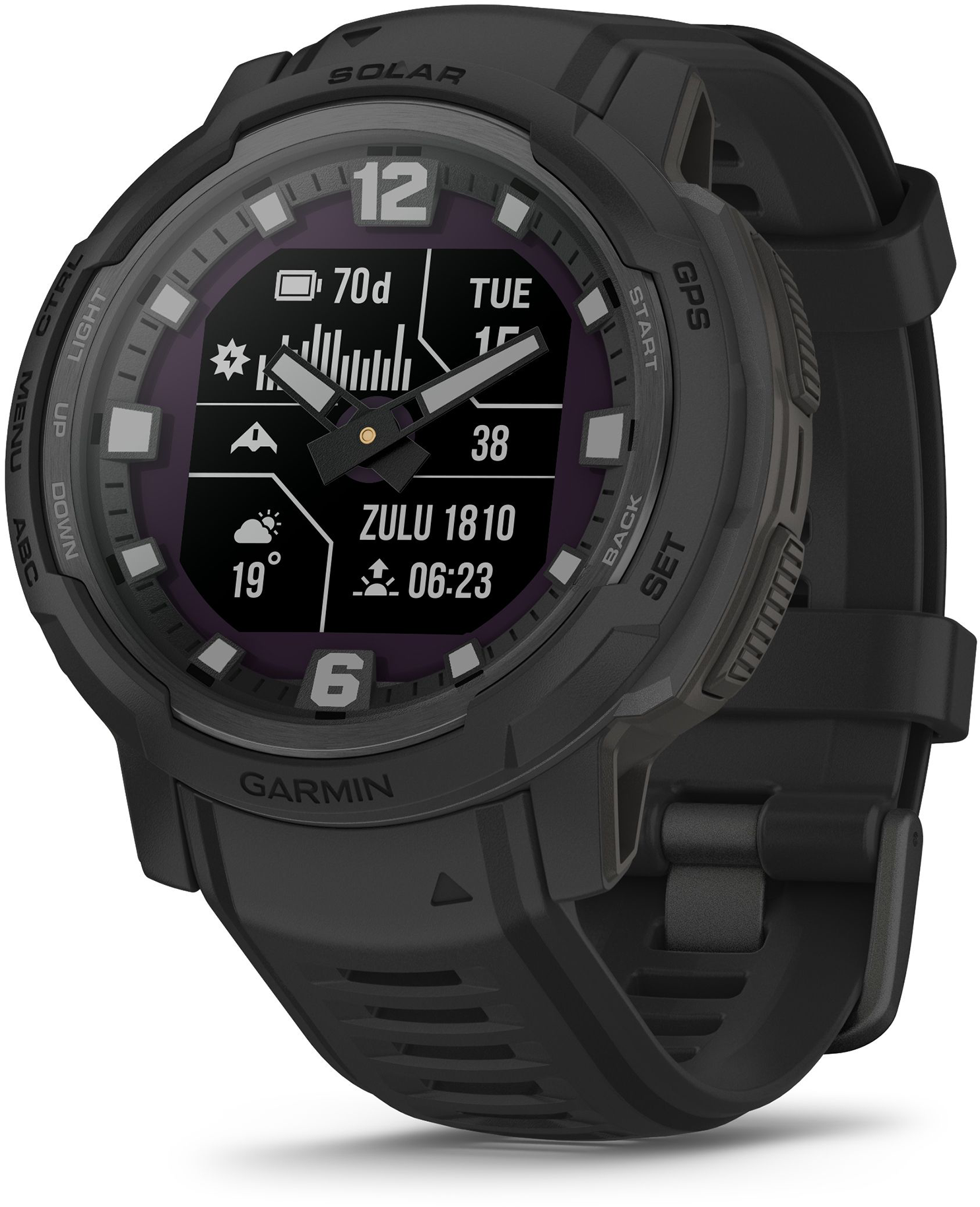 Garmin Instinct Crossover Solar Tactical Edition Smartwatch - Garmin