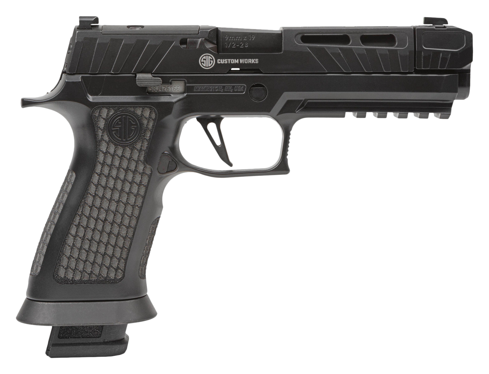 SIG SAUER P320 Spectre Comp Blackout SemiAuto Pistol with XRay3 Night Sights  101 Round Capacity