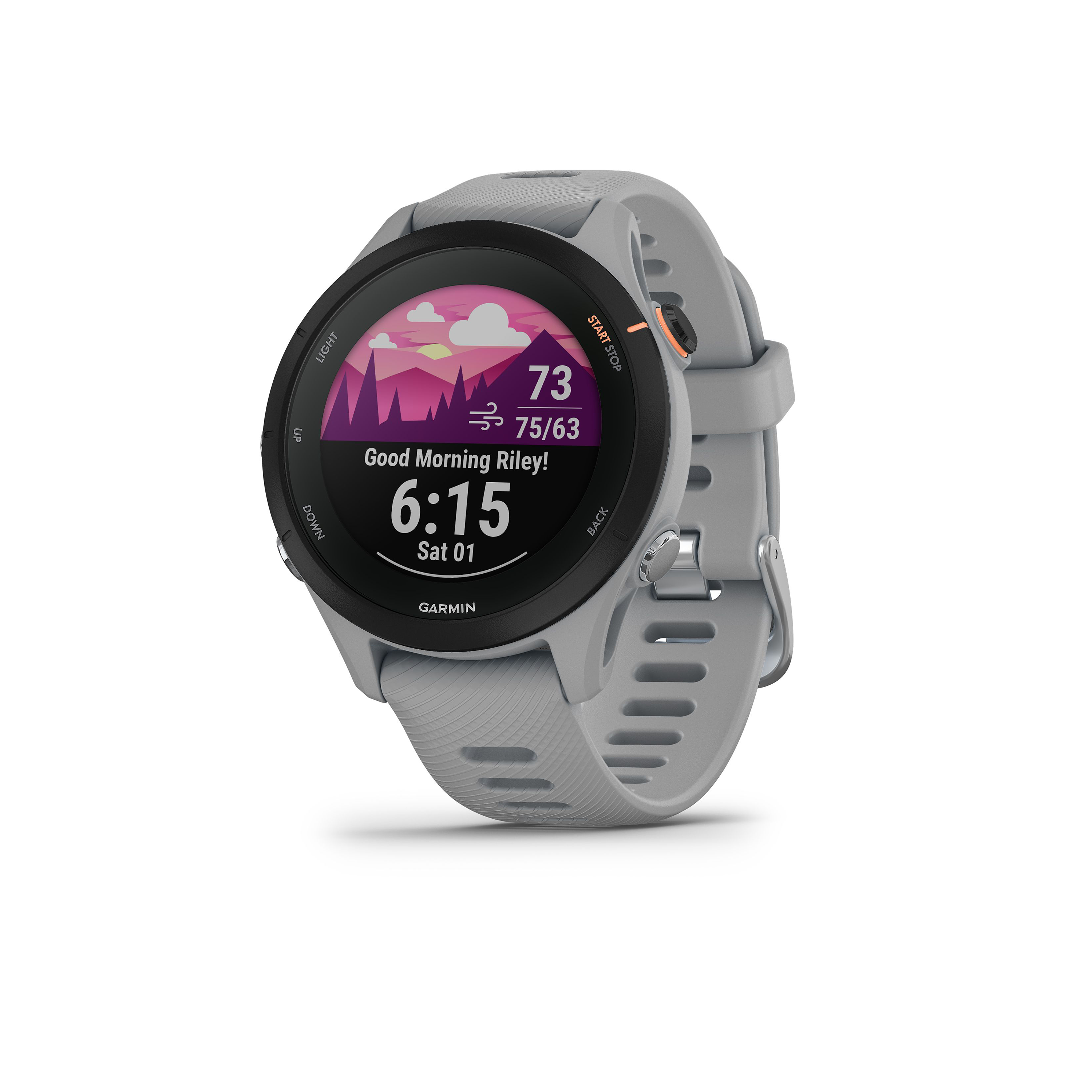 Garmin Forerunner 255S Everday GPS Smartwatch - Powder Gray - Garmin