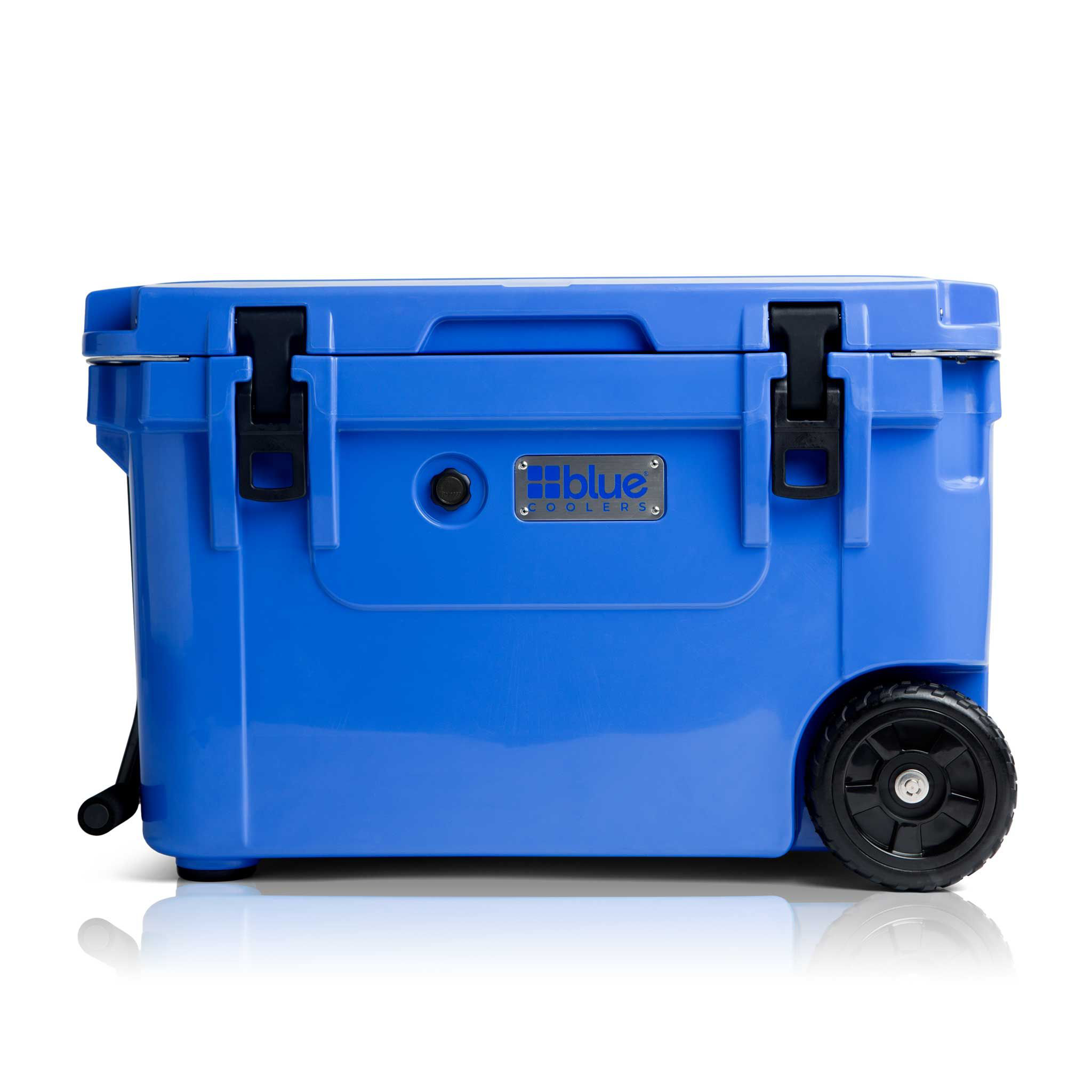 Blue Coolers 60-Qt. Ice Vault Roto-Molded Wheeled Cooler - Trademark Blue