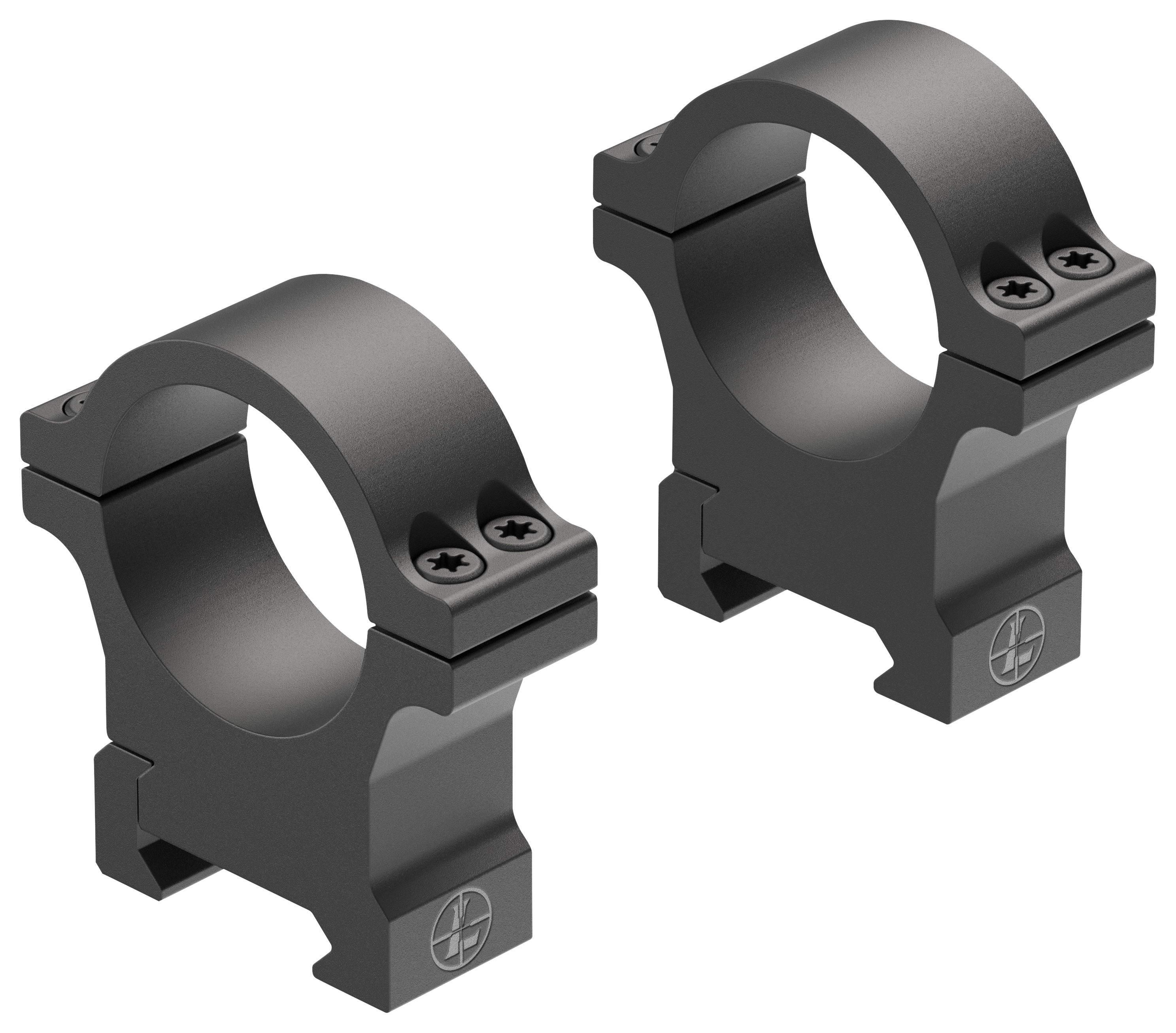 Image of Leupold Open Range Cross-Slot Rings Scope Mount - 1.14″ - 30mm