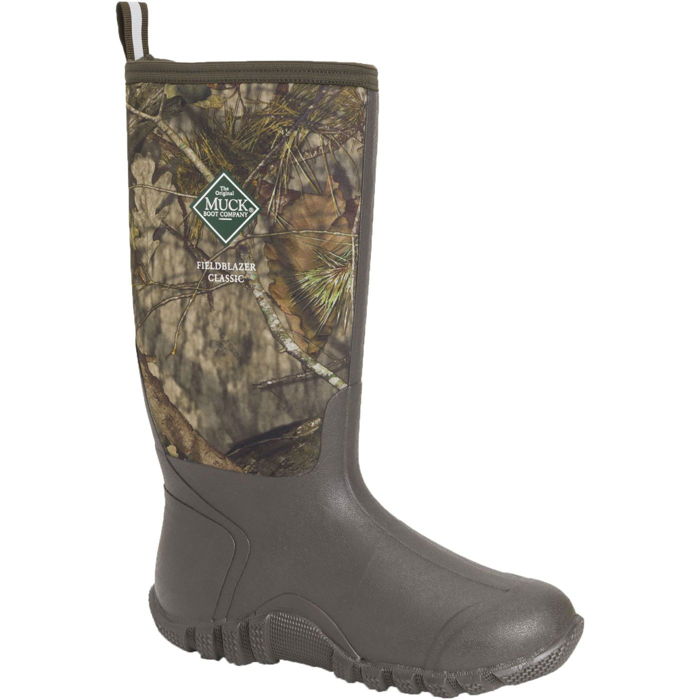 The Original Muck Boot Company Fieldblazer Classic Tall Rubber Boots for Men - Mossy Oak Break-Up Country - 5M