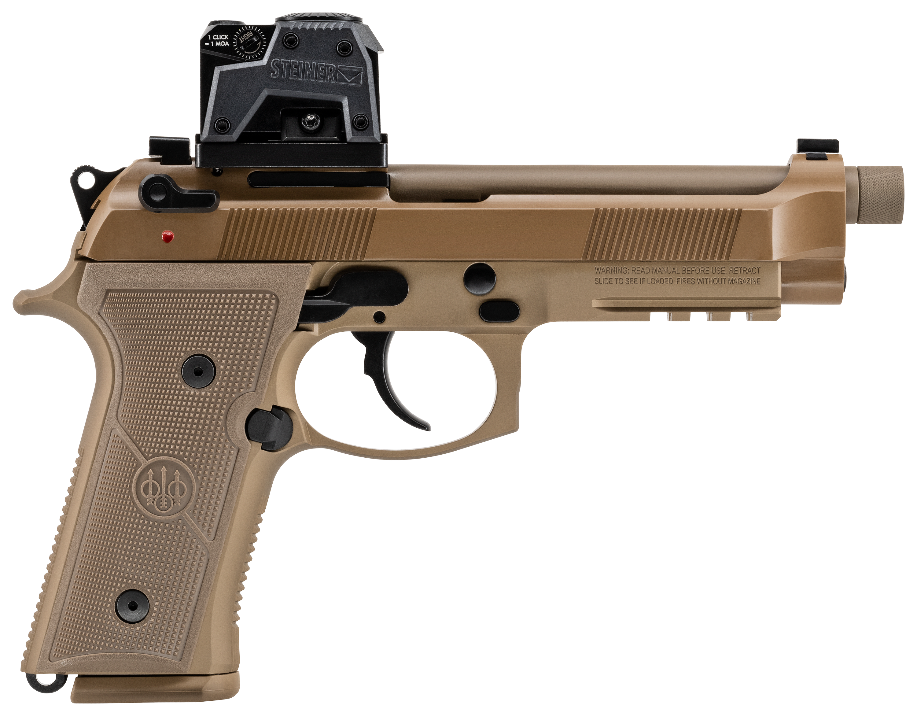 Beretta M9A4 G Semi-Auto Pistol with Steiner MPS Red Dot Sight - 15 + 1 - Beretta