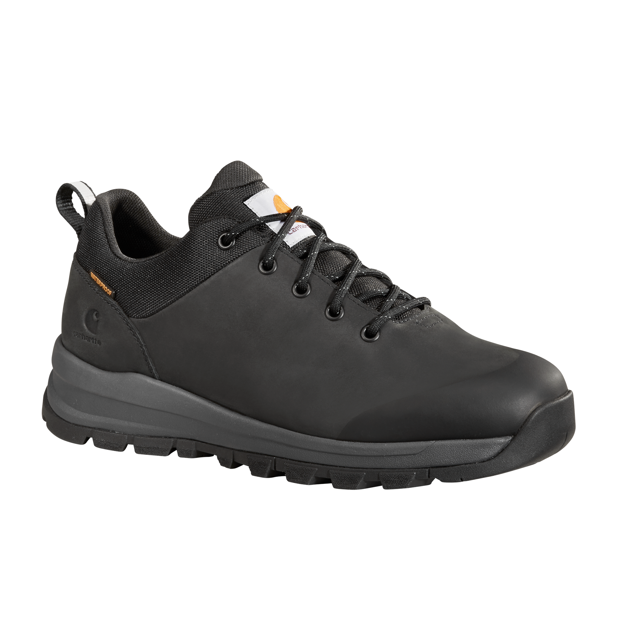 Image of Carhartt Outdoor Low 3' Waterproof Soft-Toe Hiker Work Shoes for Men - Black Nubuck - 10M