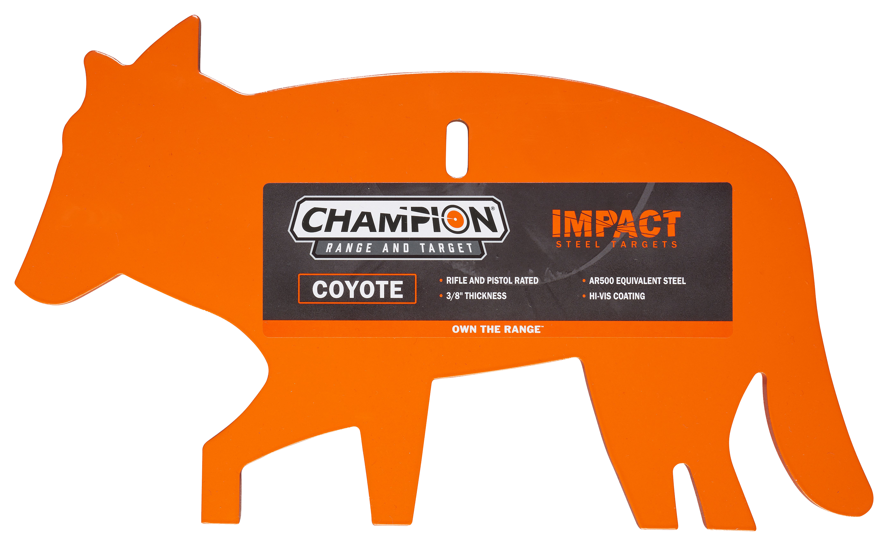 Champion Target Impact Steel Coyote Target - Champion Target