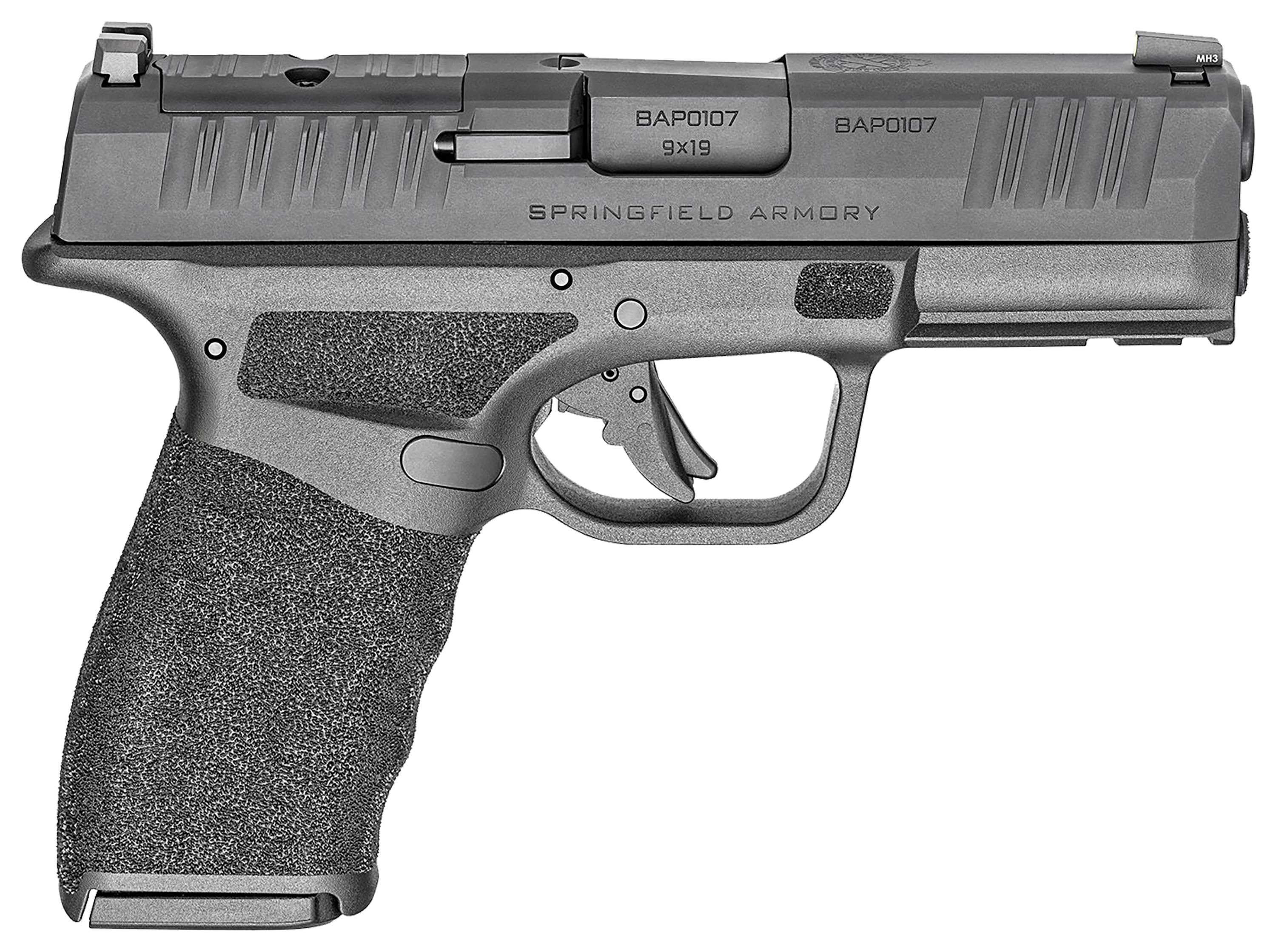Springfield Armory Hellcat Pro OSP SemiAuto Pistol  9mm  Black  10  1