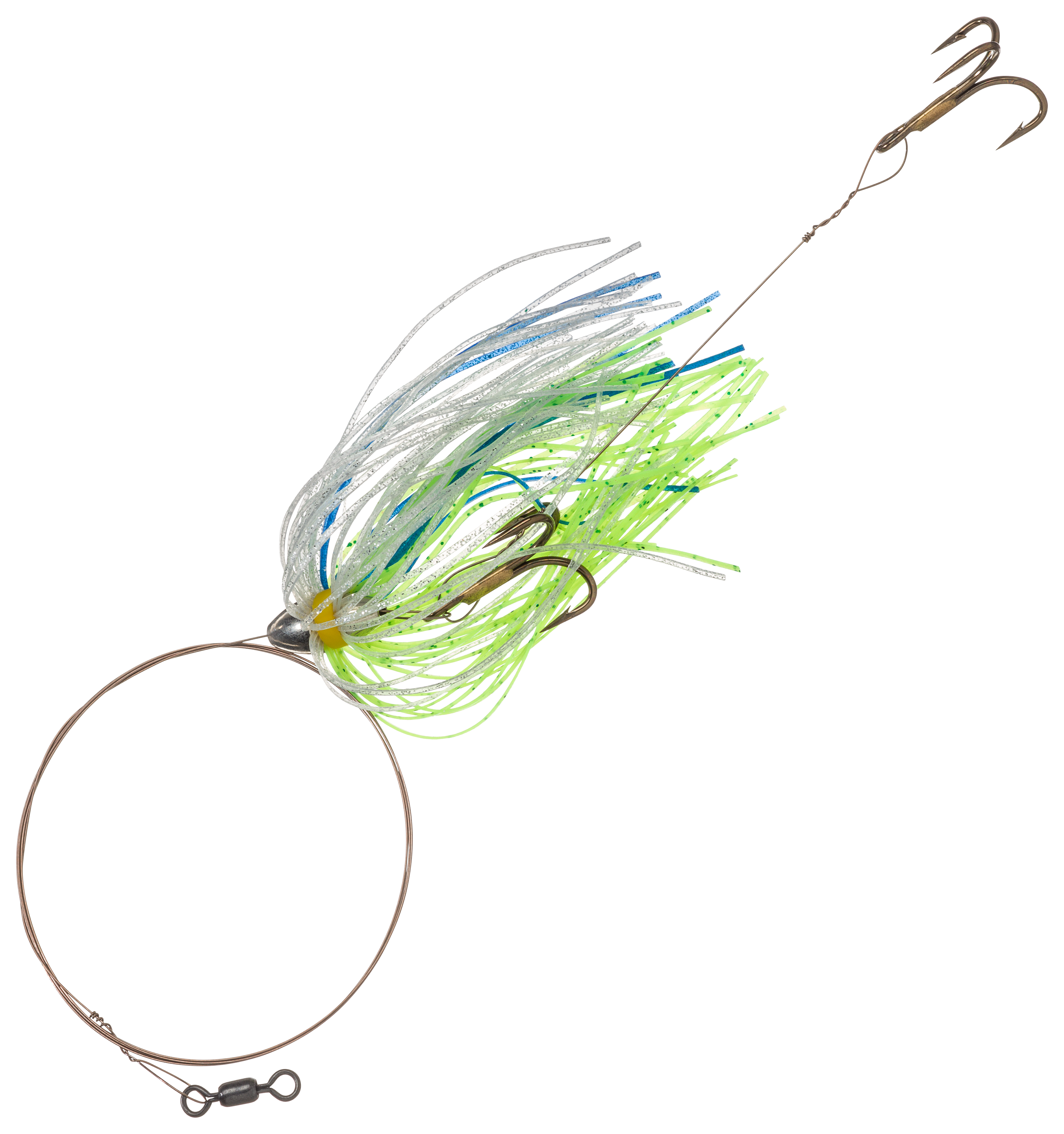 Image of C&ampH King Buster Kingfish Pro-Rig - Blue Chartreuse Silver