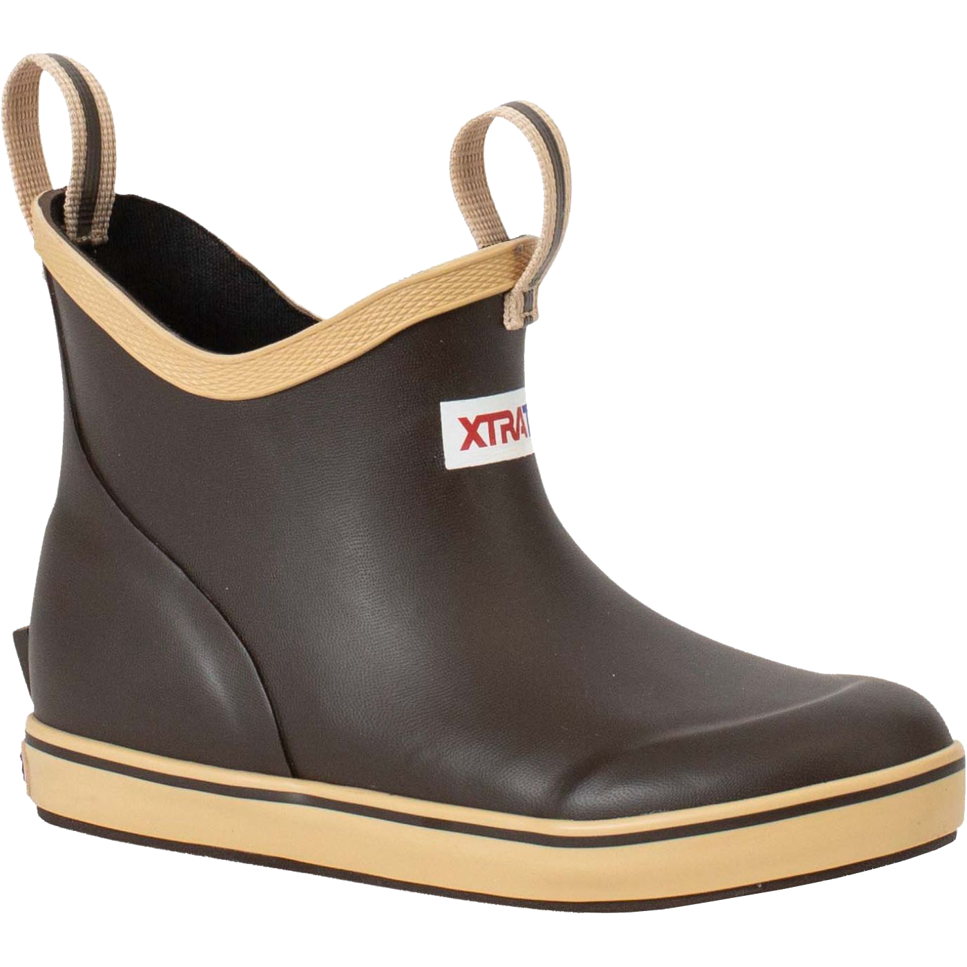 Image of Xtratuf Ankle Deck Boots for Kids - Brown - 2 Kids