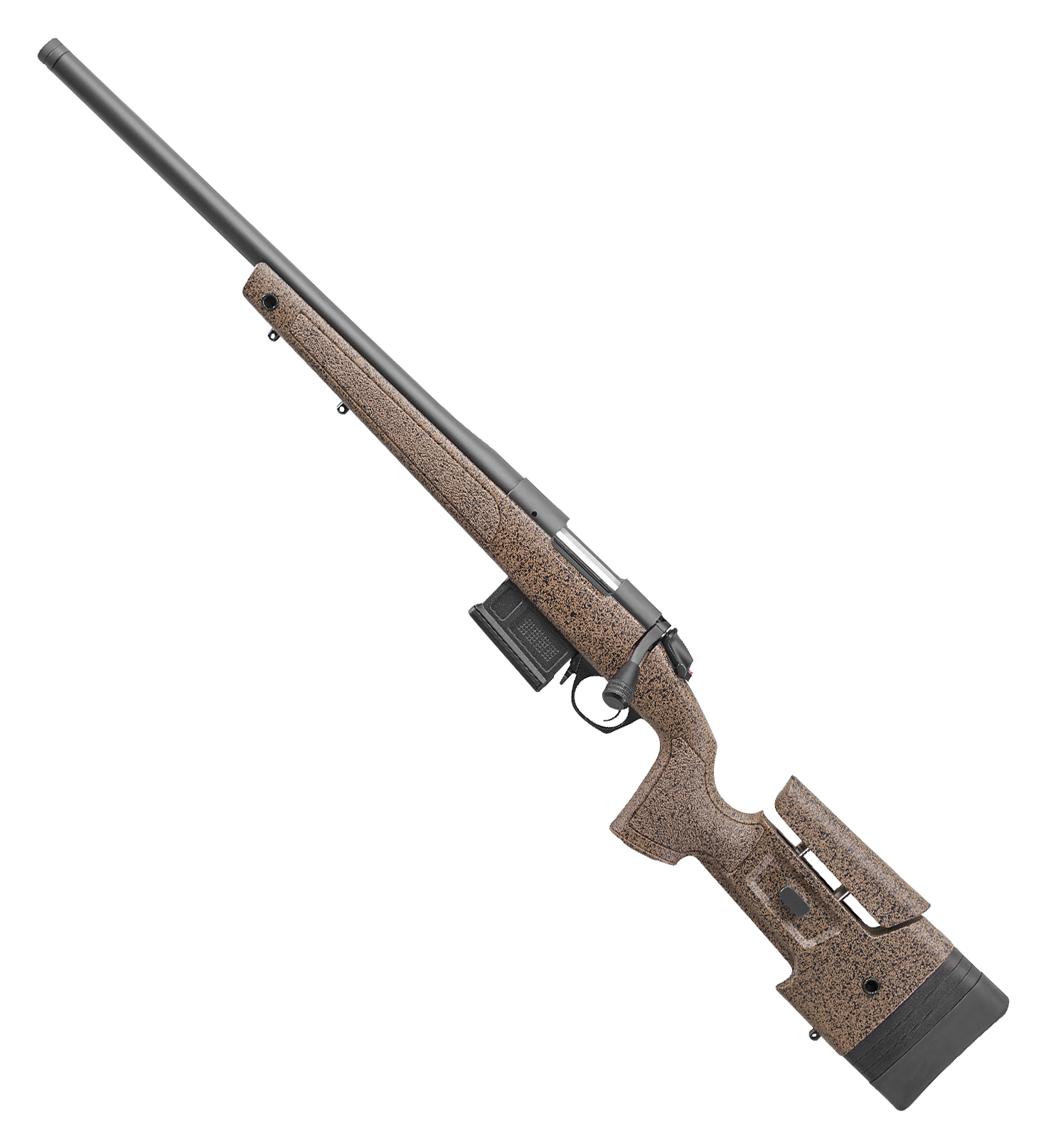 Bergara B-14 HMR Bolt-Action Rifle - 6.5 Creedmoor - 22″ - Left Hand - Graphite Black Cerakote - 5 - Bergara