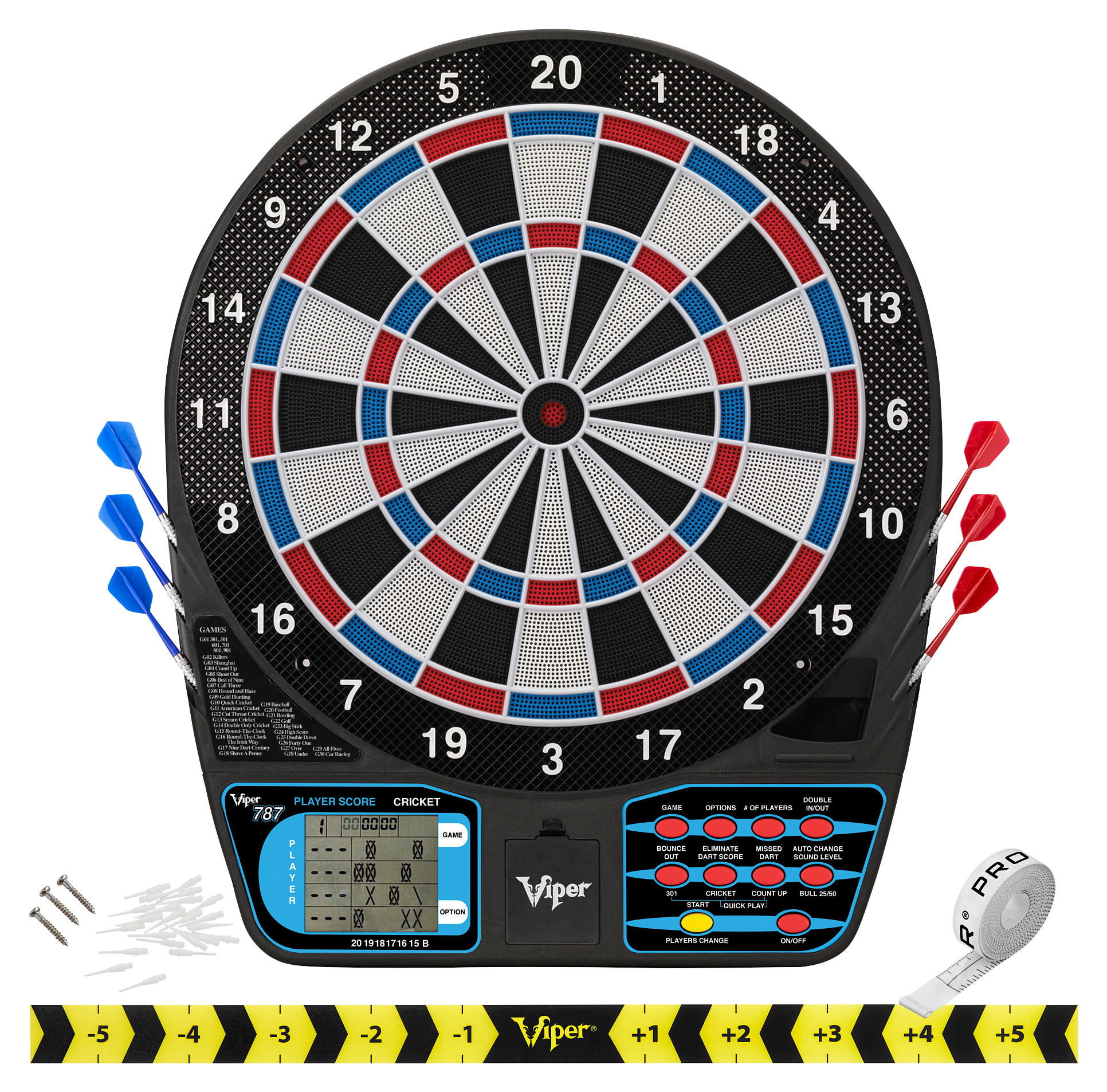 Image of Viper 787 Electronic Dartboard with 15.5″ Regulation Target