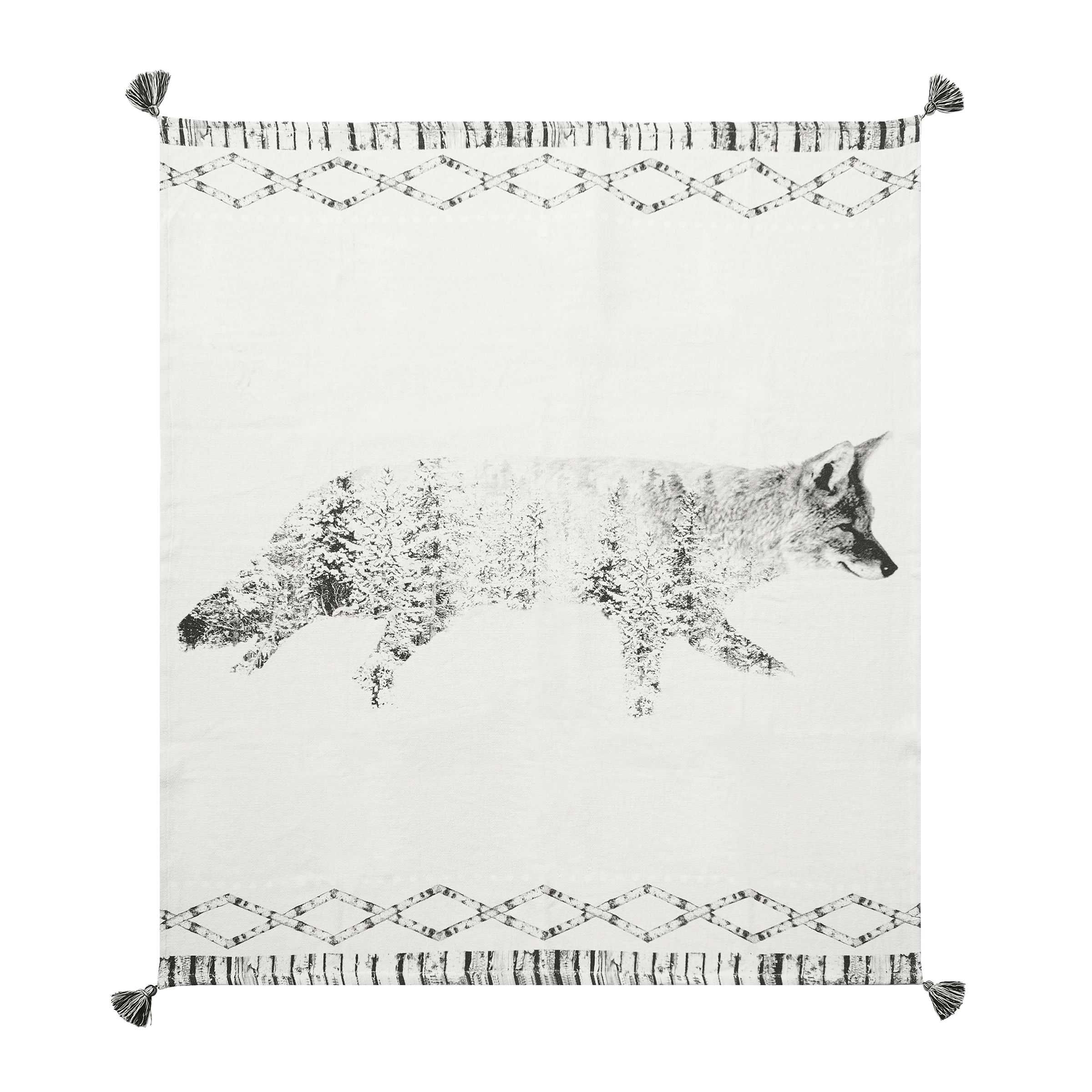 Image of C&ampF Home Fox Forest Printed Throw Blanket