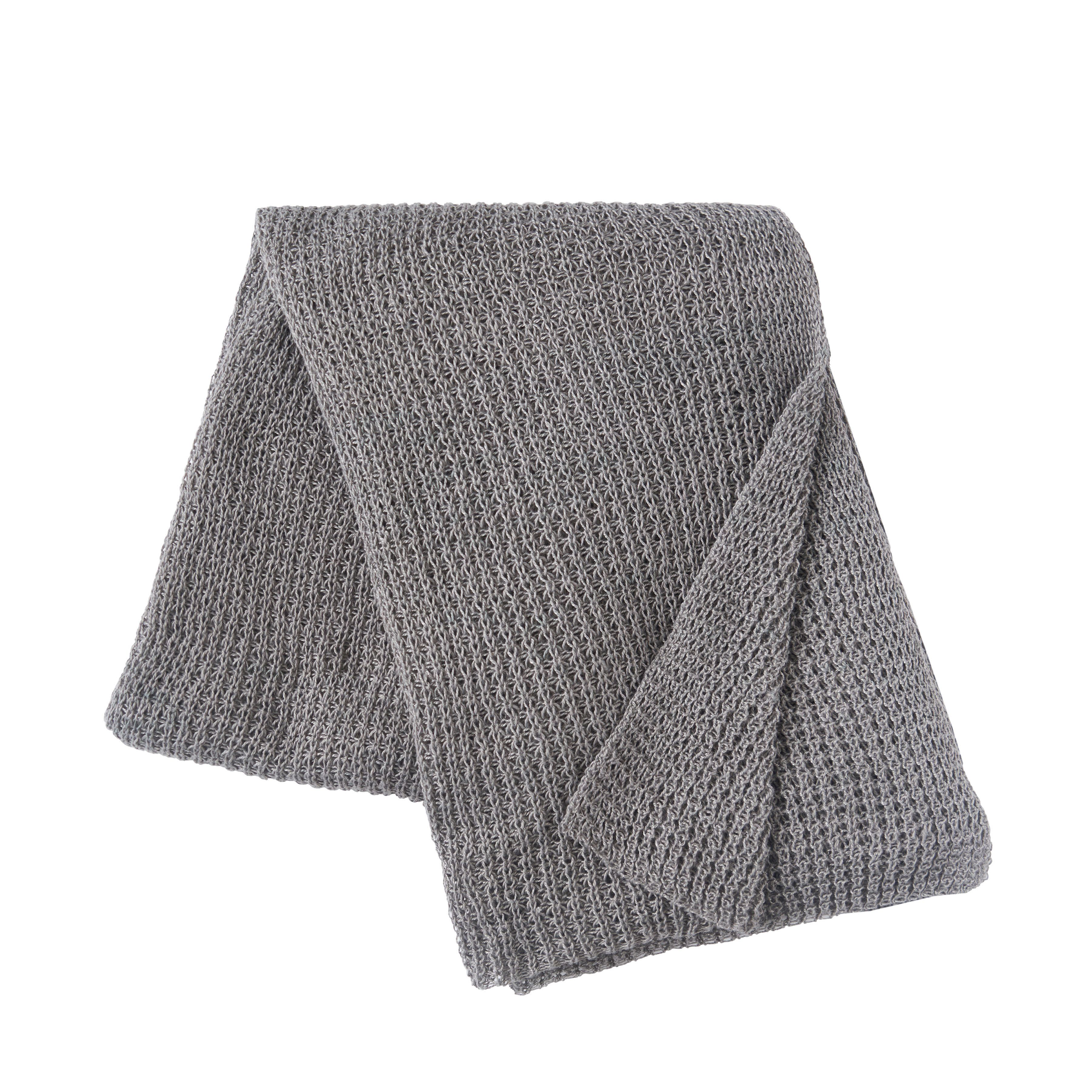 Image of C&ampF Home Boating Knitted Indoor/Outdoor Throw Blanket - Flint Gray