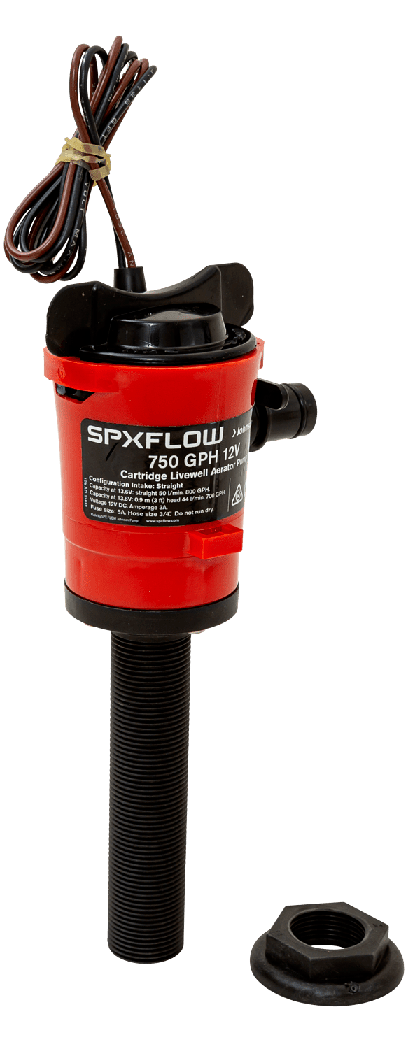 Johnson Pump Cartridge Aerating Pump - In-line - 500 GPH