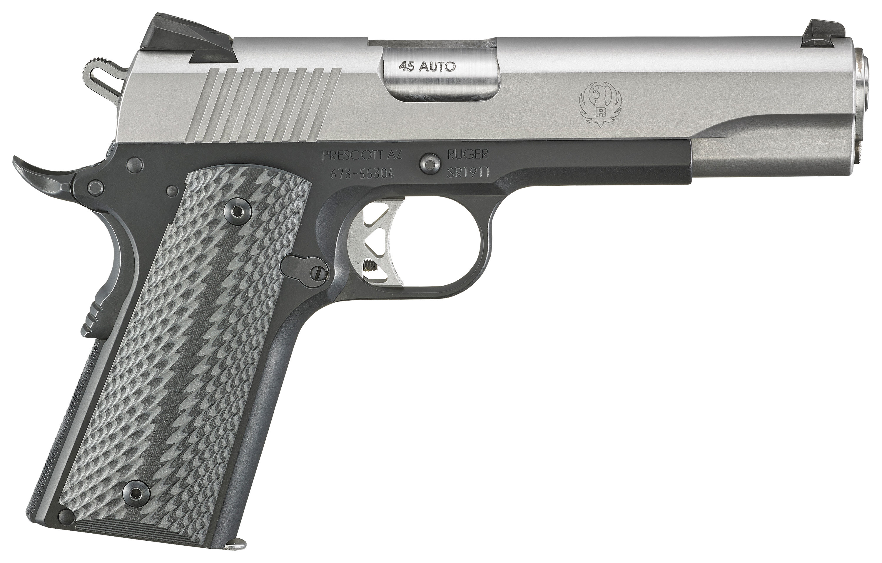 Ruger SR1911 Lightweight SemiAuto Pistol with G10 Grip Panels