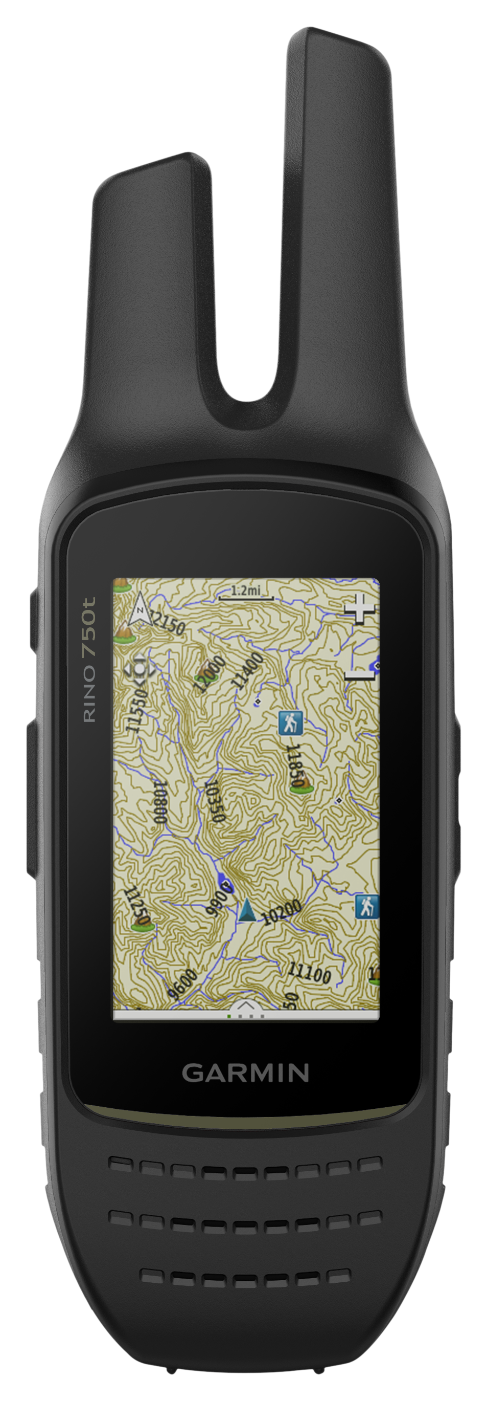 Garmin Rino 750t Handheld 2-Way Radio with GPS and TOPO Maps - Garmin