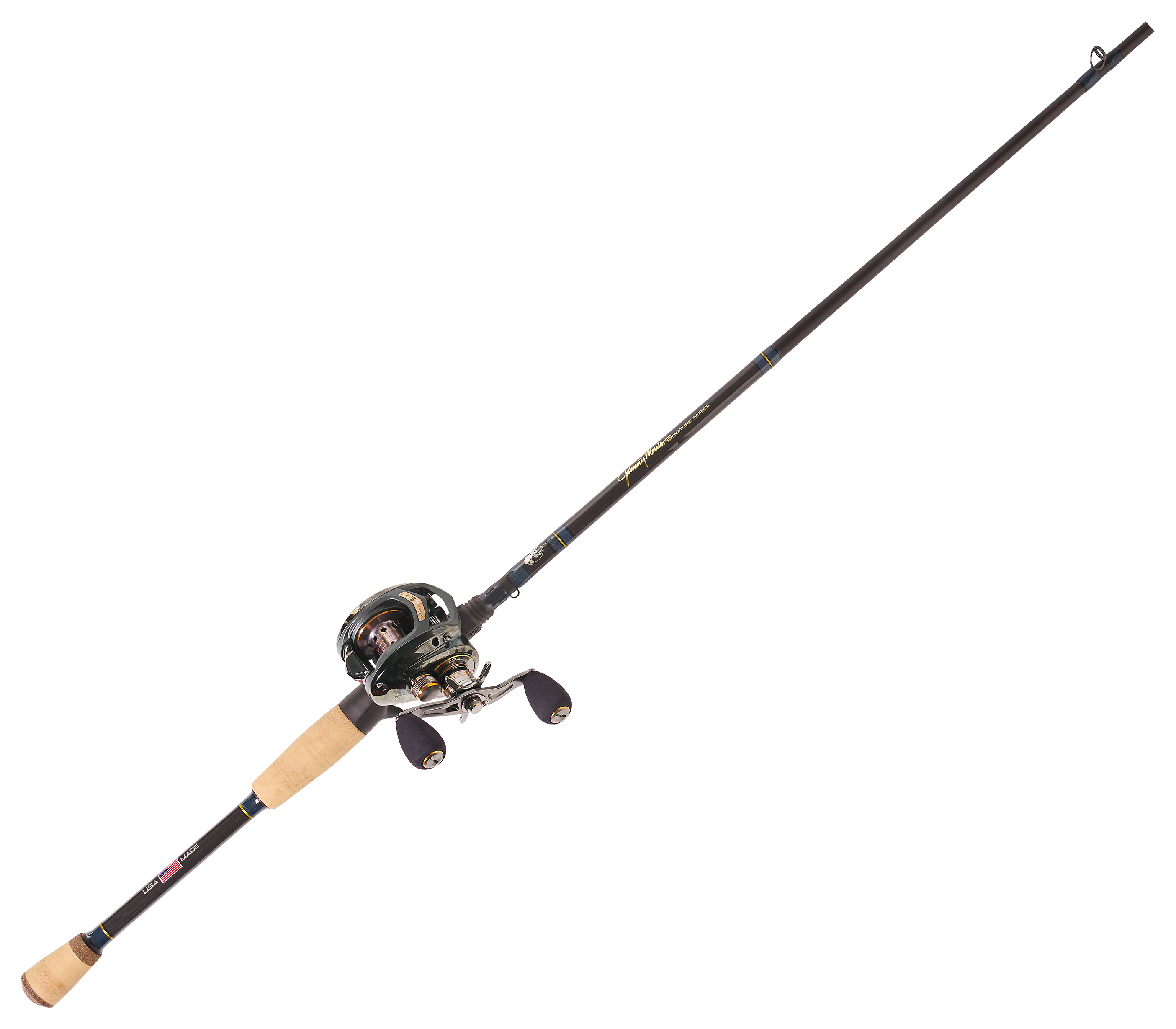 Image of Bass Pro Shops Johnny Morris Signature Series Baitcast Combo - 10 - Right - 6'8″ - Med - 6:8:1