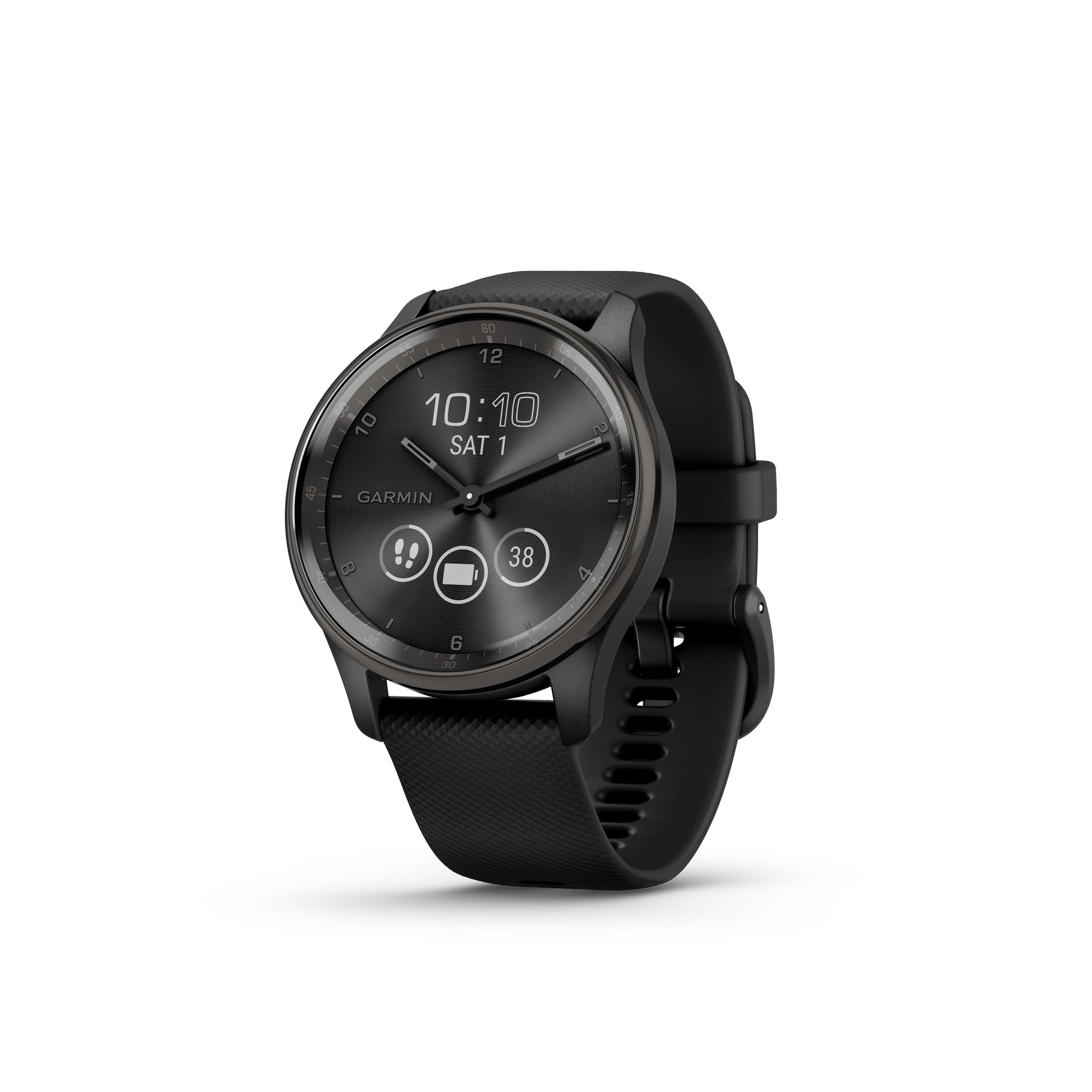 Garmin vivomove Trend Hybrid Smartwatch - Black - Garmin