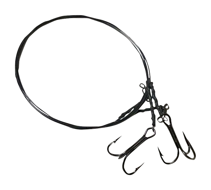 R & R Tackle R&ampR Tackle Titanium Leader Rig - 6 Treble - 30 Lb. Test - $12.99 at Cabela's Program