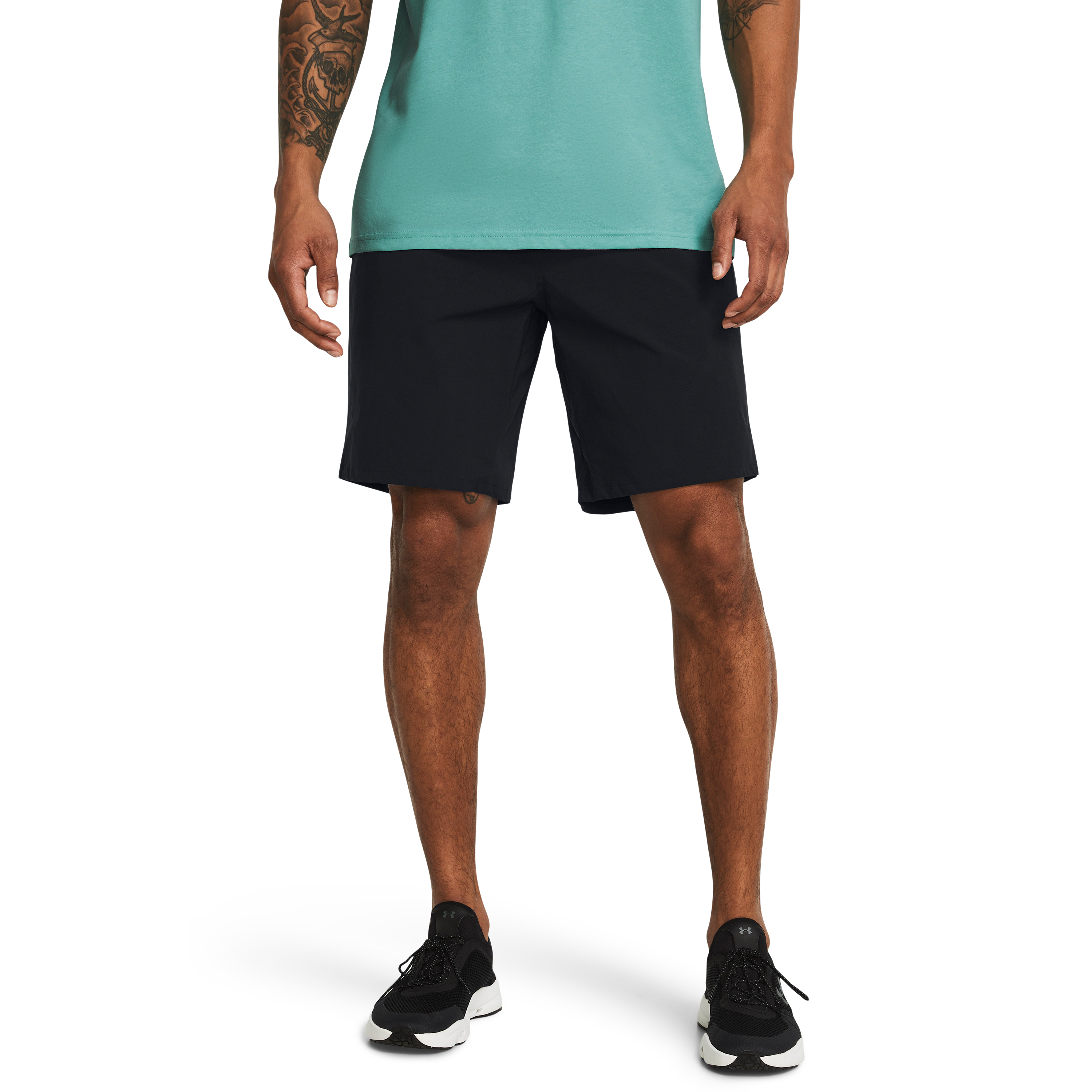 Image of Under Armour 9″ Fish Hunter 2.0 Shorts for Men - Black/Castlerock - 36