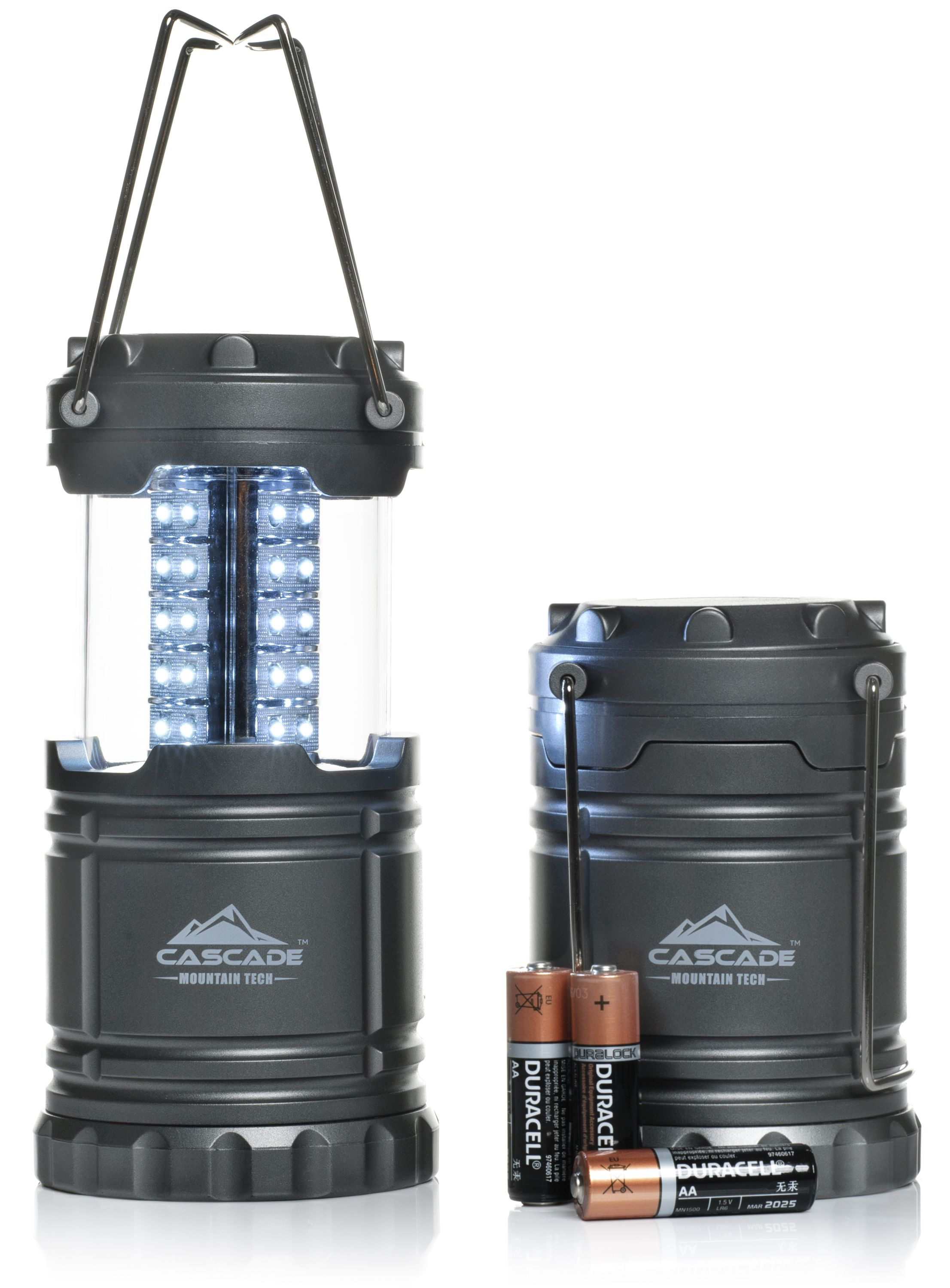 Cascade Mountain Tech Pop-Up LED Lantern 2-Pack