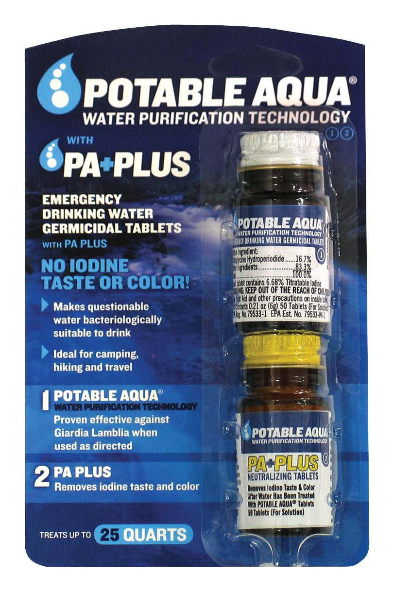 Potable Aqua Plus Water Purification Tablets