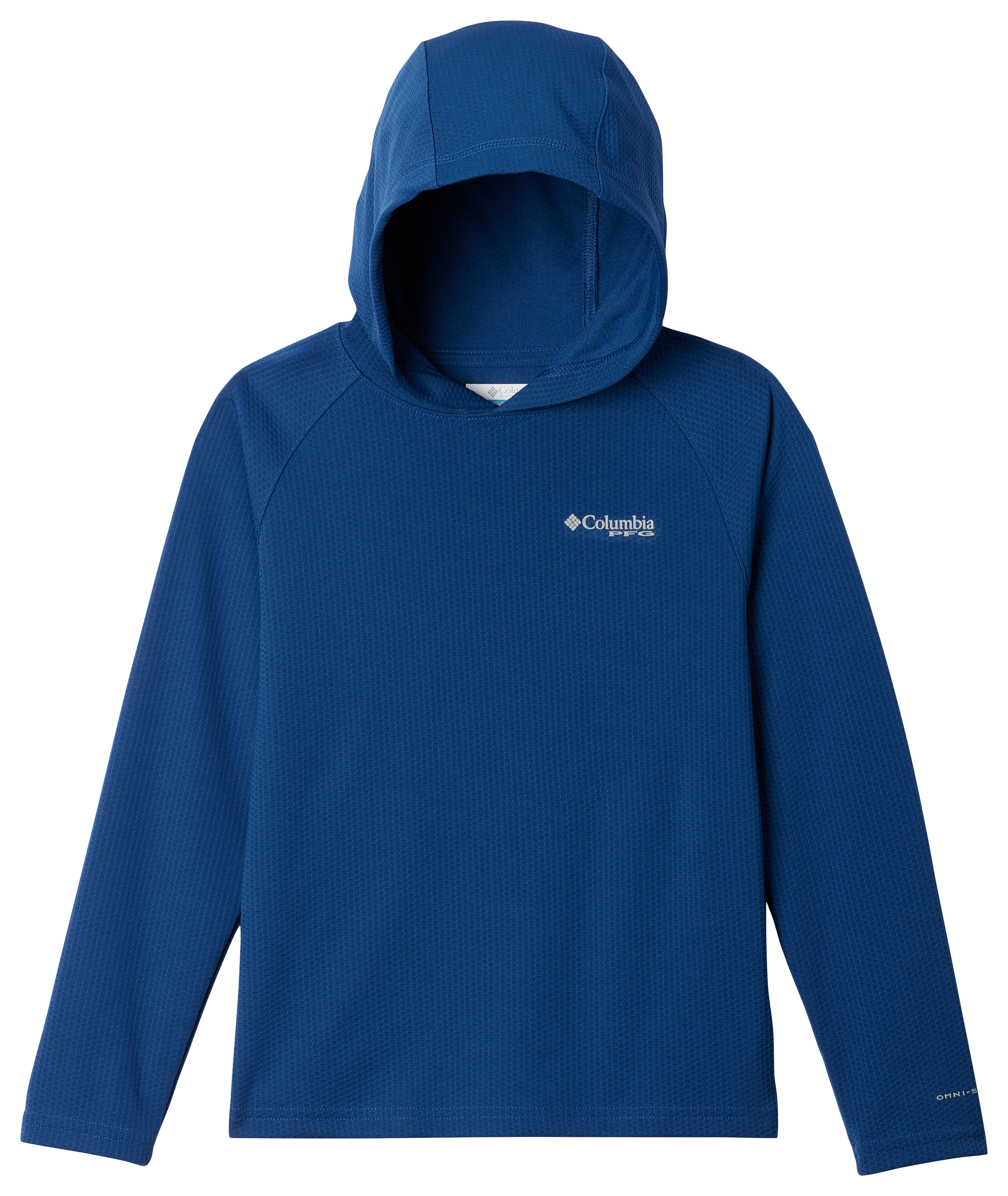 Image of Columbia PFG Solar Stream Hoodie for Kids - Carbon - XS