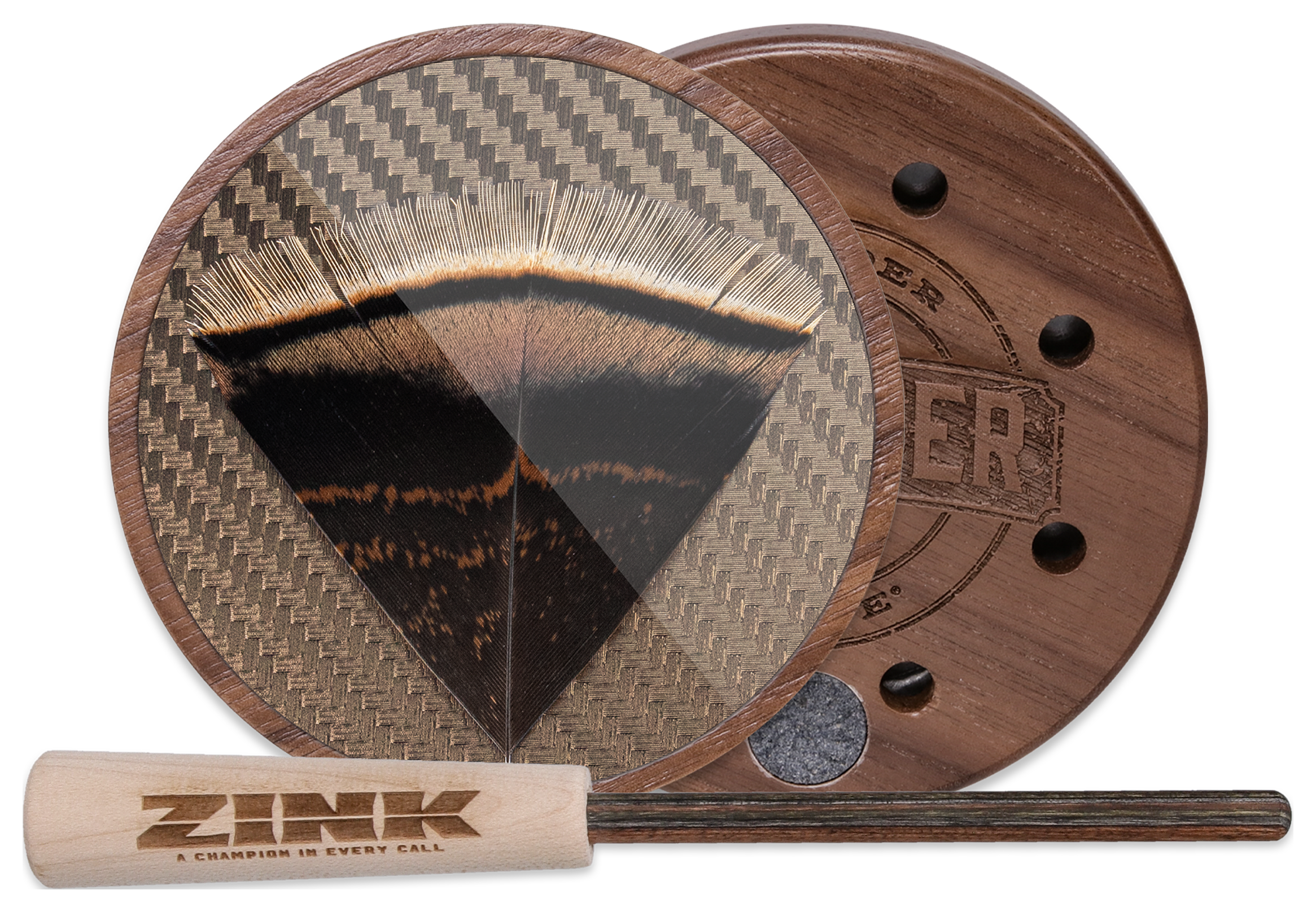 Zink Calls Thunder Ridge Striker Glass Friction Turkey Call - Zink Calls